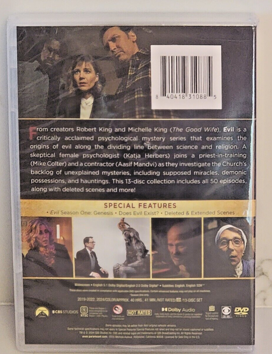 EVIL THE COMPLETE SERIES Seasons 1-4 ( DVD Set ) Brand New & Sealed USA