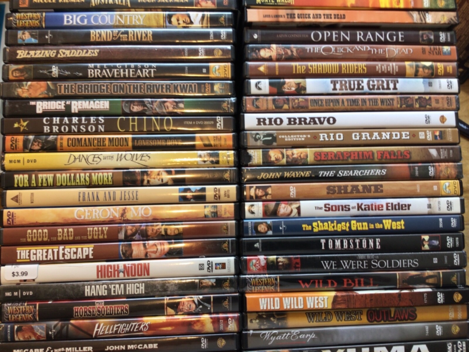 DVD PICK and CHOOSE From 250 Westerns, War, Classics 🤠 🤠🤠 Flat Rate Shipping