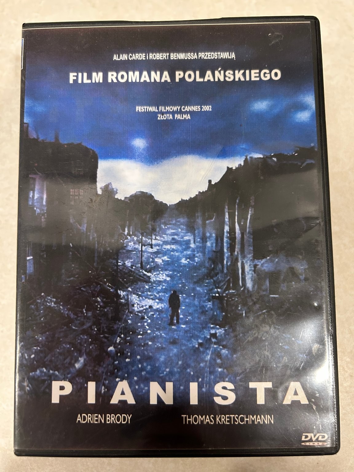 The Pianist DVD 2002 Adrien Brody Roman Polanski Cannes Winner