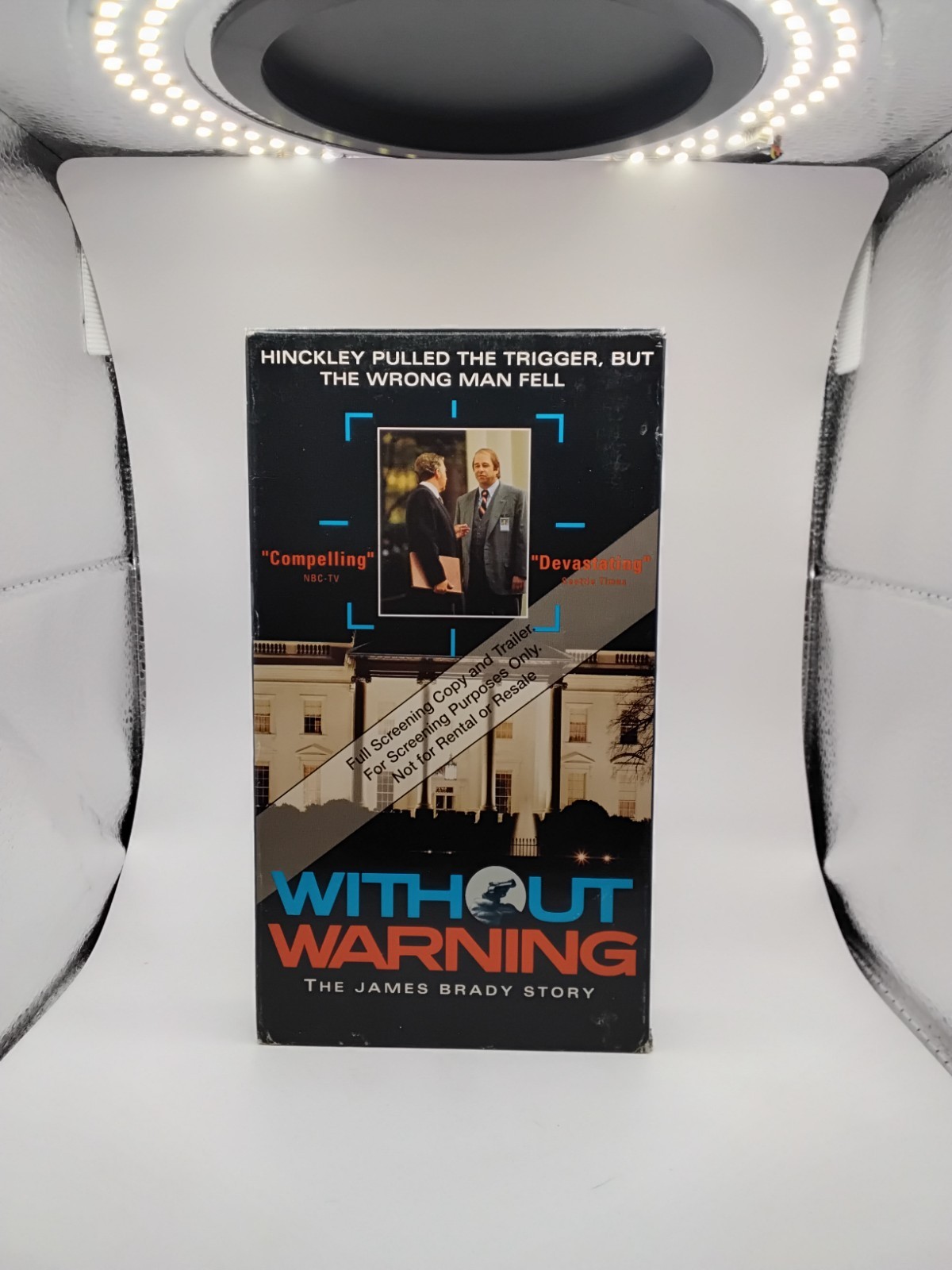Without Warning: The James Brady Story (VHS 1991) Promotional Demo SCREENER