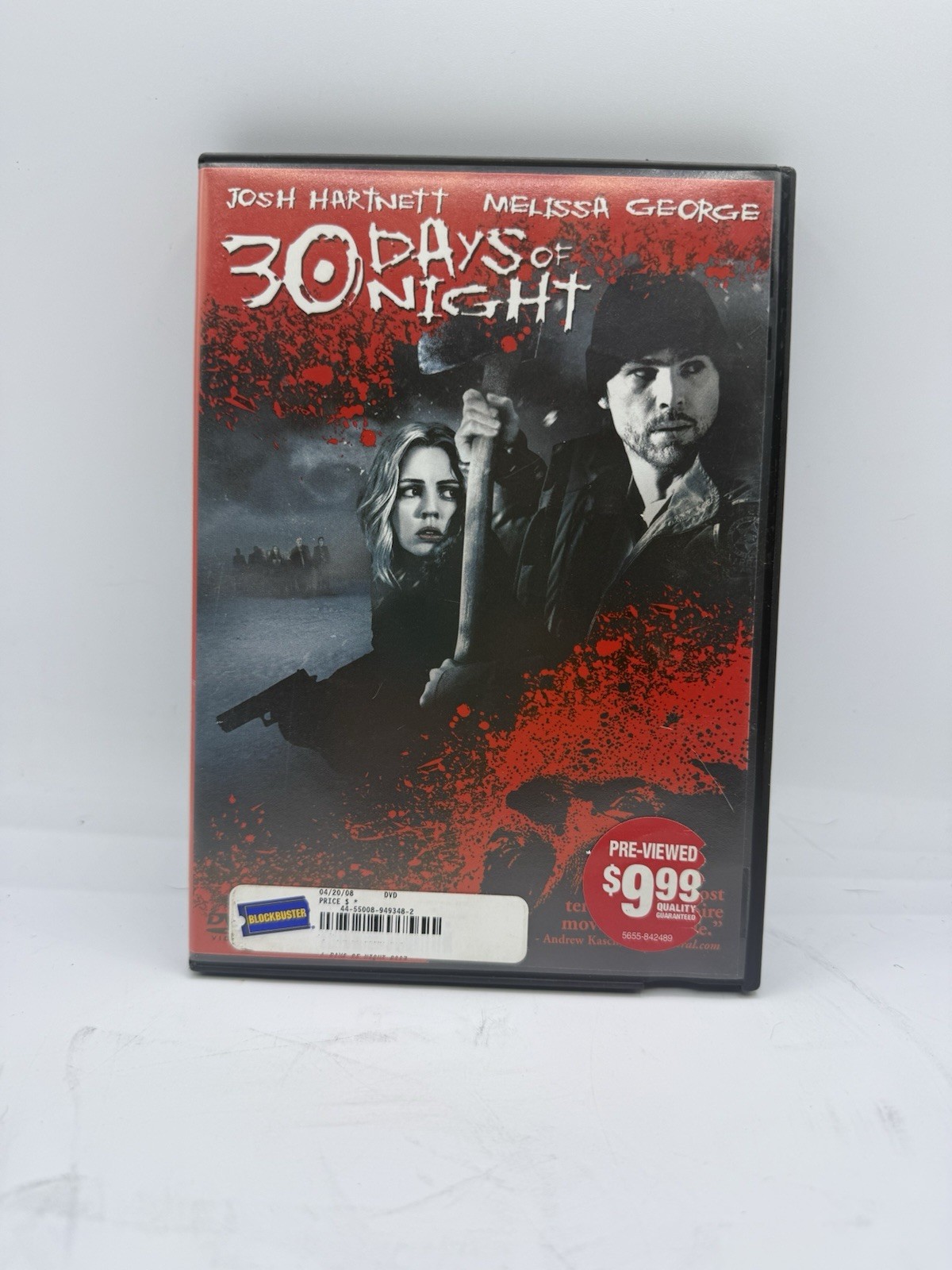 30 Days of Night DVD Josh Hartnett Melissa George Horror Blockbuster