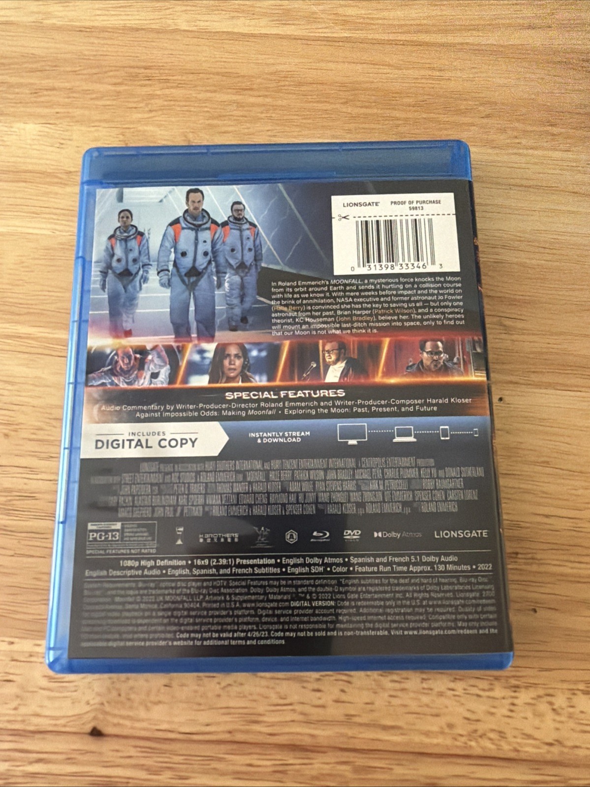 Moonfall (Blu-ray, 2022) Authentic US Release