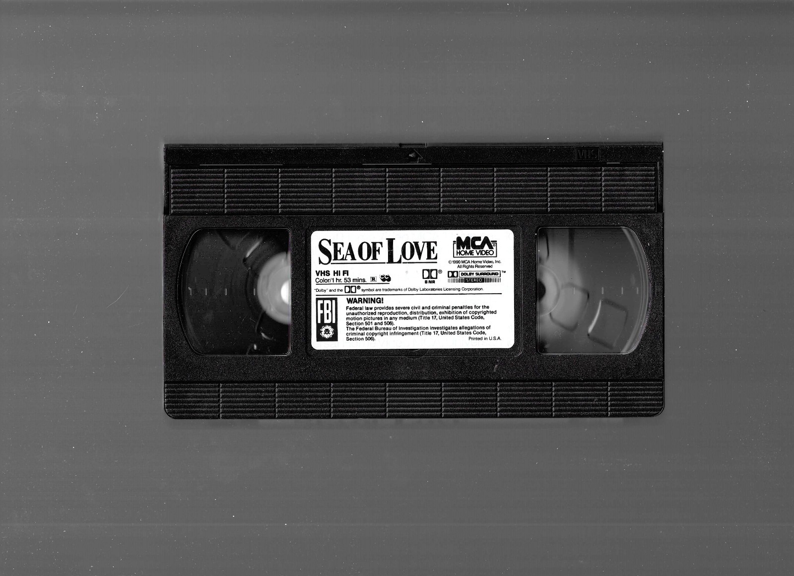 Sea of Love (VHS 1990 MCA) Neo-Noir Al Pacino Ellen Barkin John Goodman