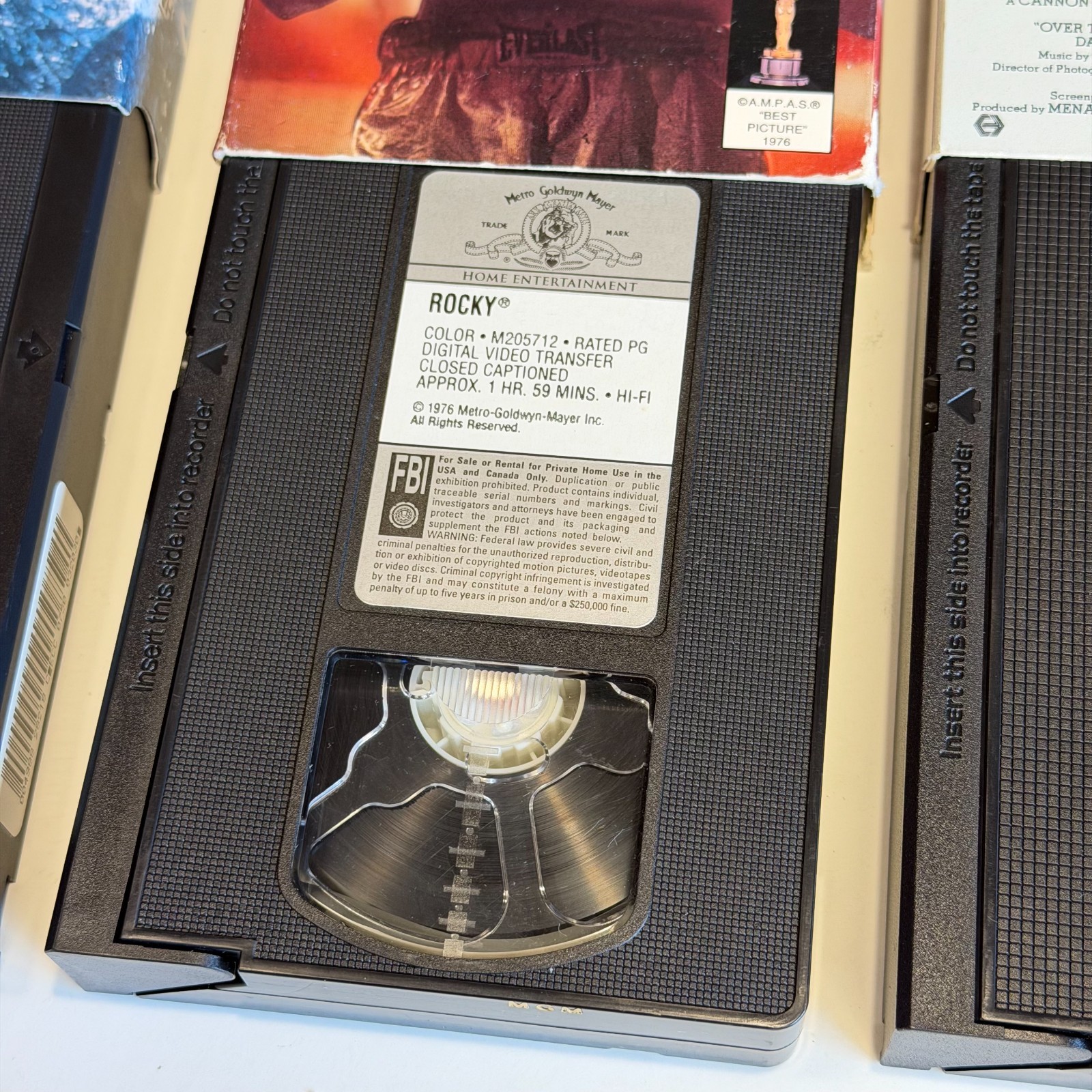 Stallone VHS Lot Rocky Cliffhanger Over The Top Action Boxing