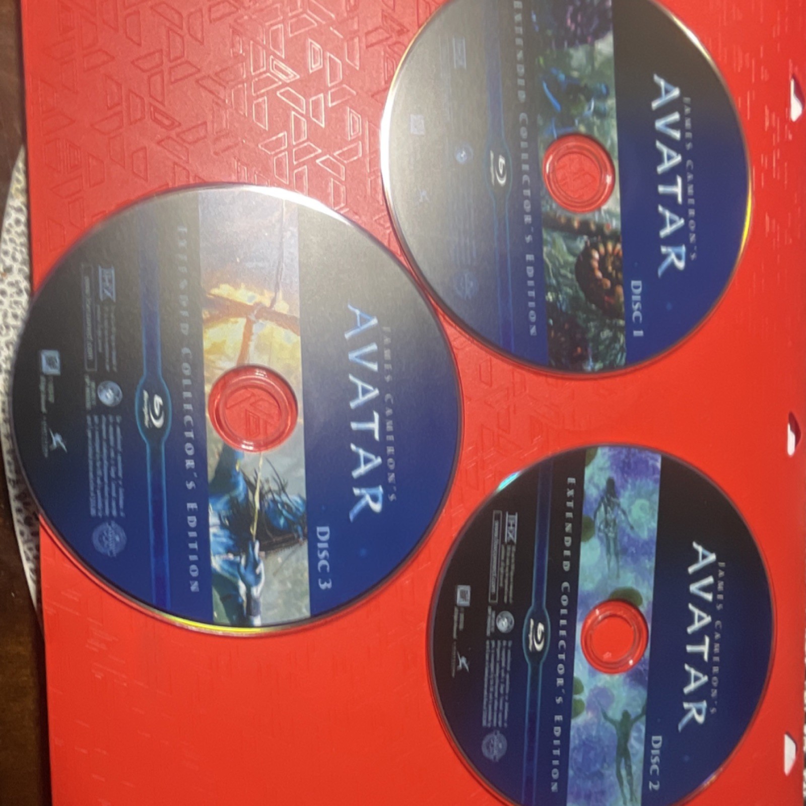 Avatar Extended Collector’s Edition Blu-ray 3-Disc Set Cardboard Sleeve