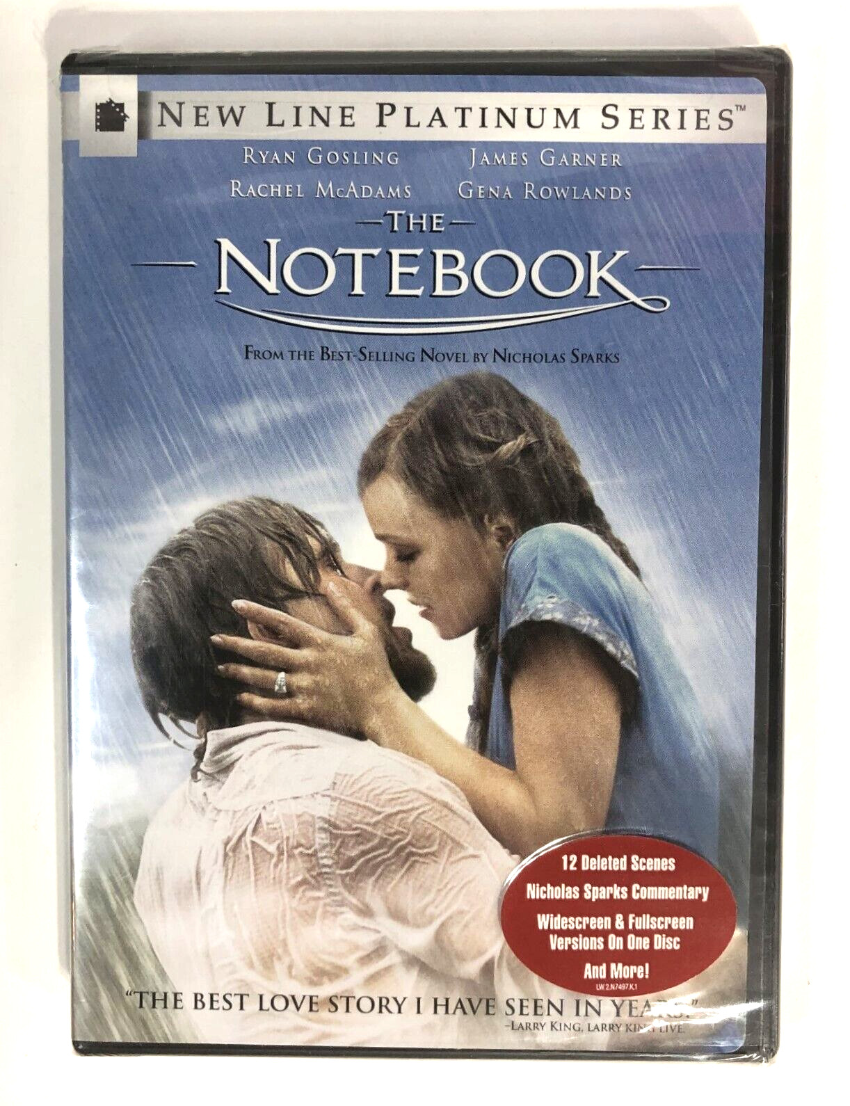 The Notebook New Line Platinum Series DVD Gosling McAdams Garner New Free Ship