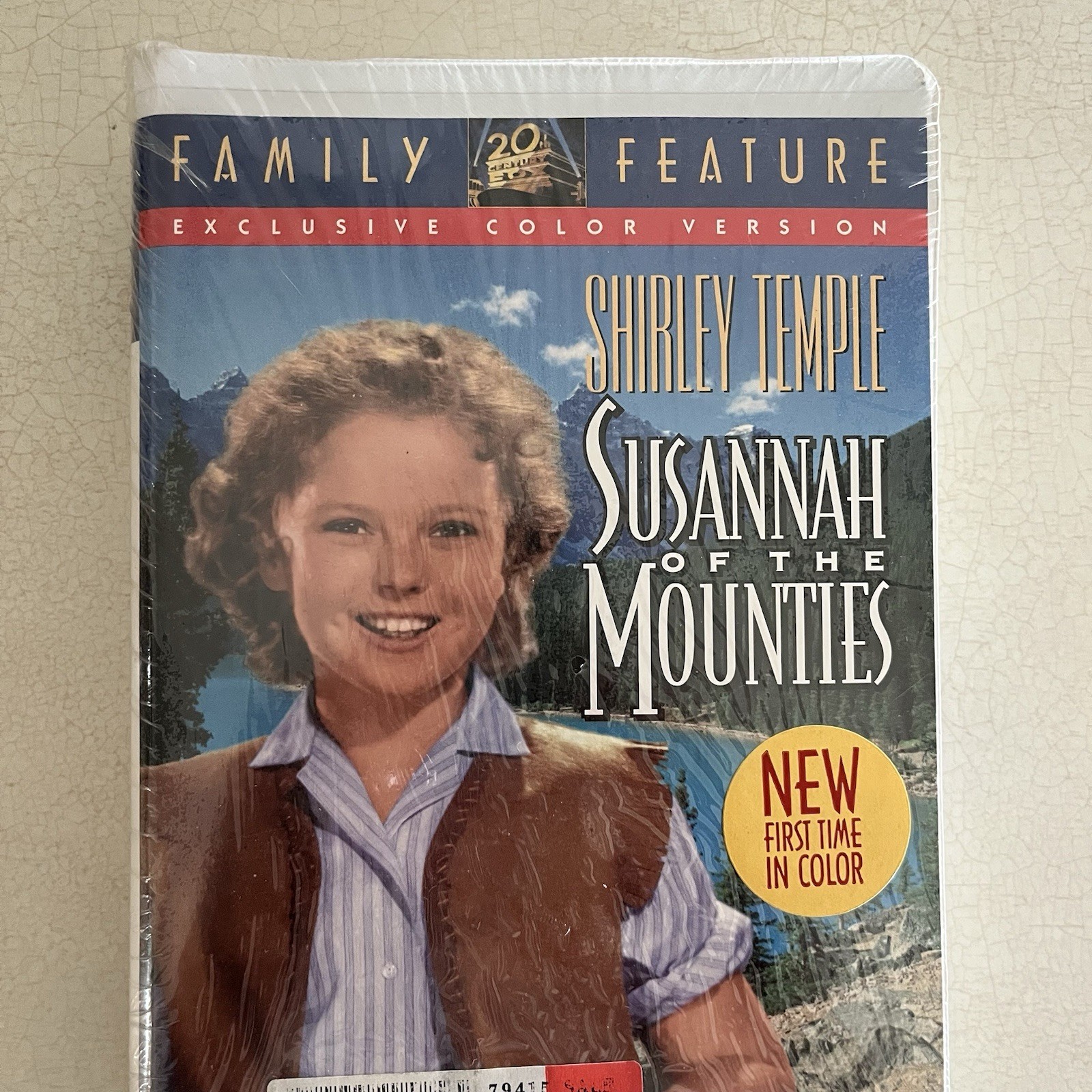 SUSANNAH OF THE MOUNTIES (VHS 1939) Shirley Temple Randolph Scott NEW