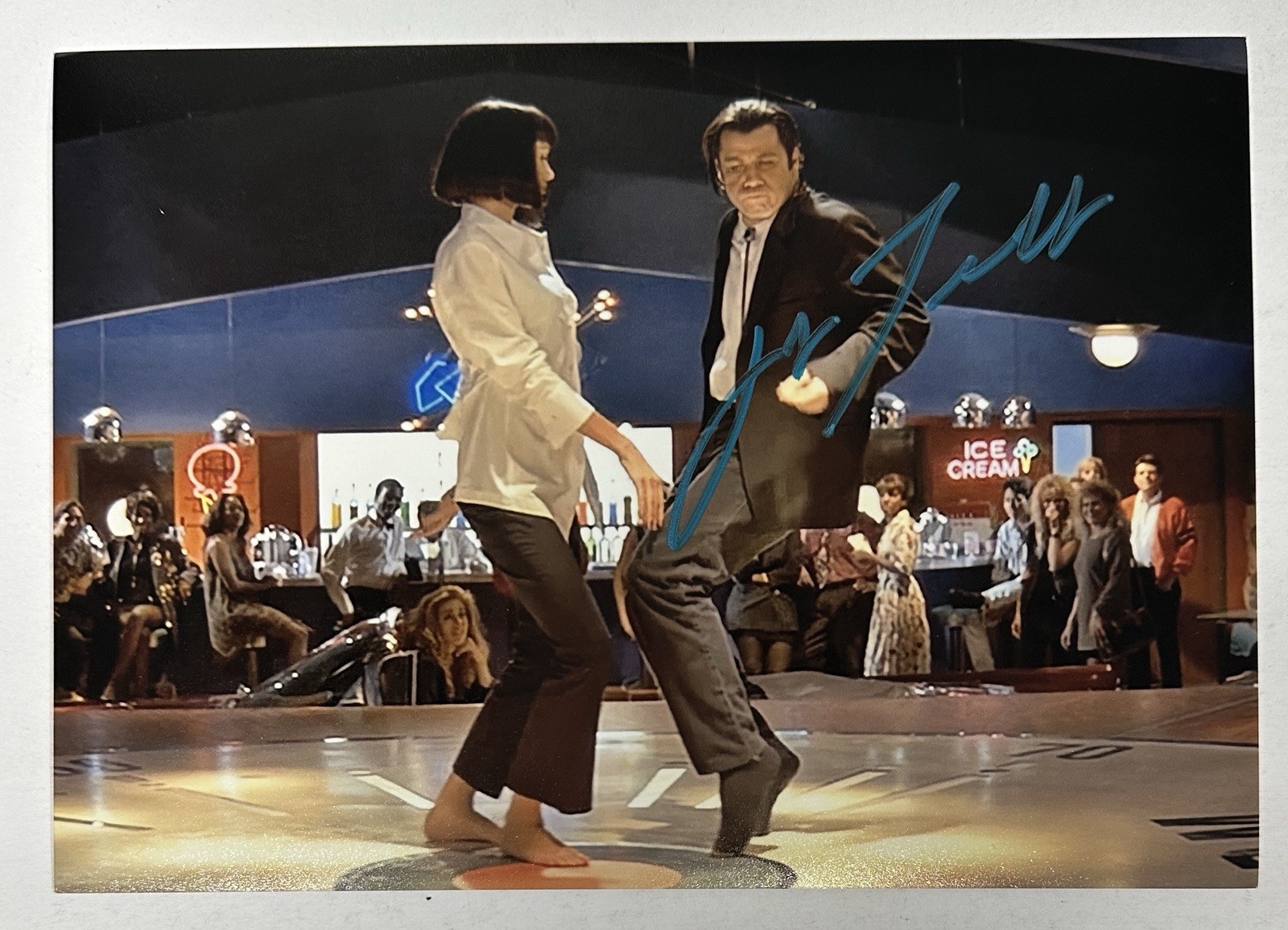 John Travolta Pulp Fiction Hand Signed Photo 18cm x 12.5cm – Comes with COA