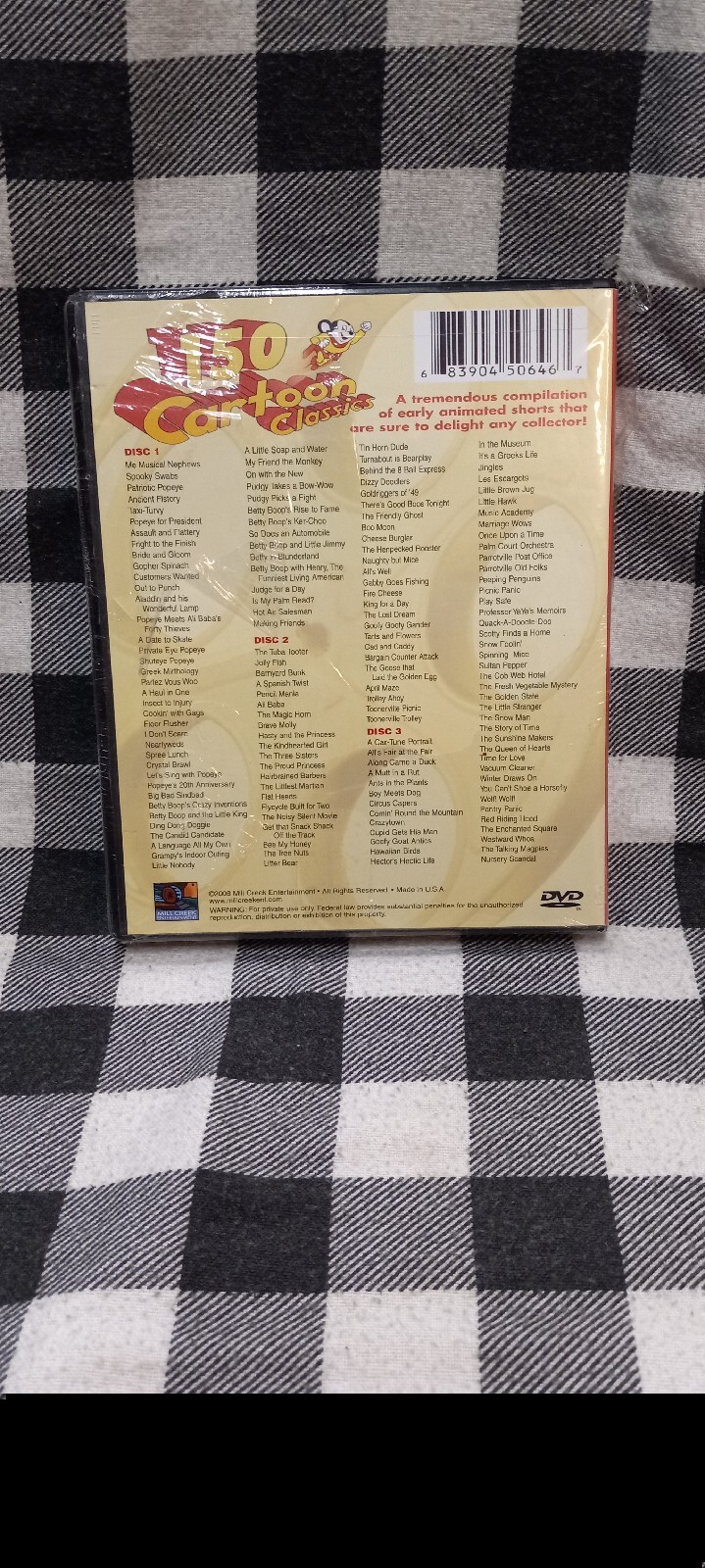 150 Cartoon Classics (DVD, 2006, 4-Disc Set, 4 – DVDs)