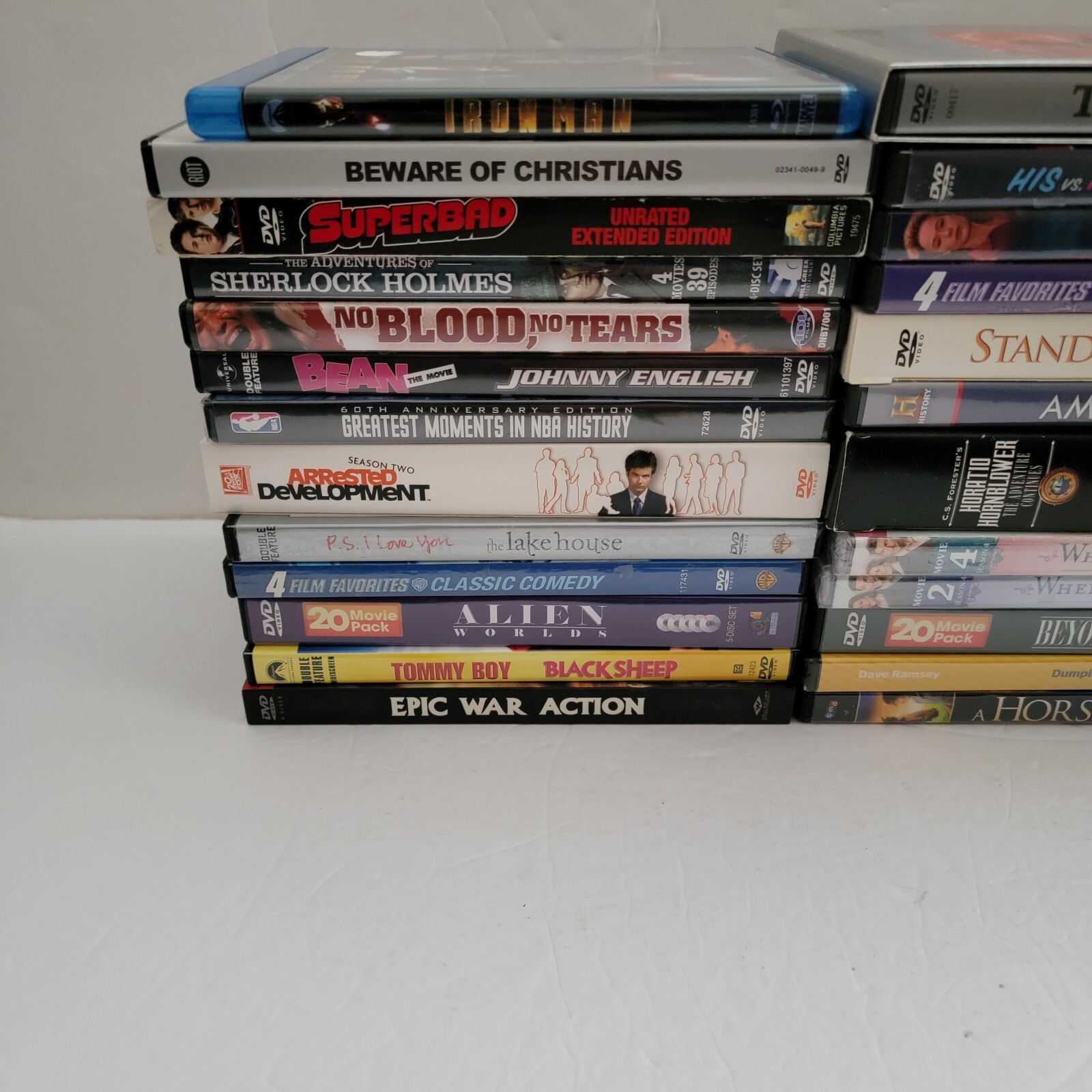 Lot Of 25 Movies DVD Bluray Mixed Genres Action, Drama TV Shows, Comedy