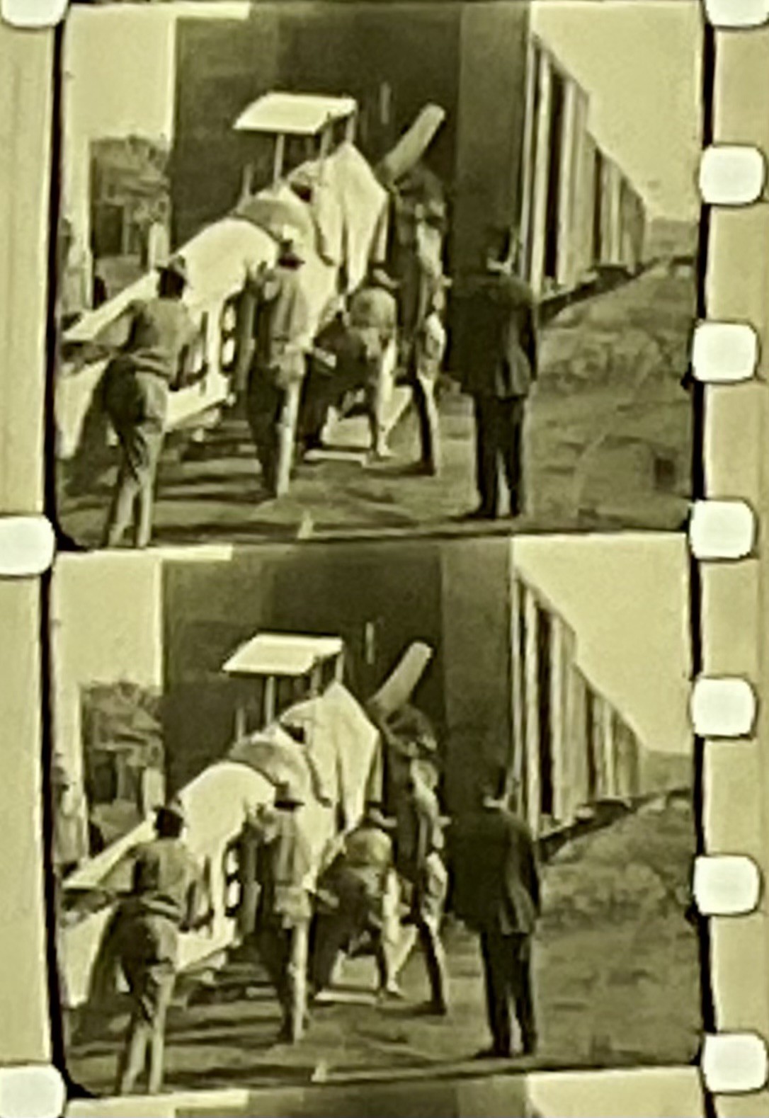1st US AERO SQUADRON +NYFD+KENTUCKY MOONSHINERS 28mm Pathescope Silent Film 1913