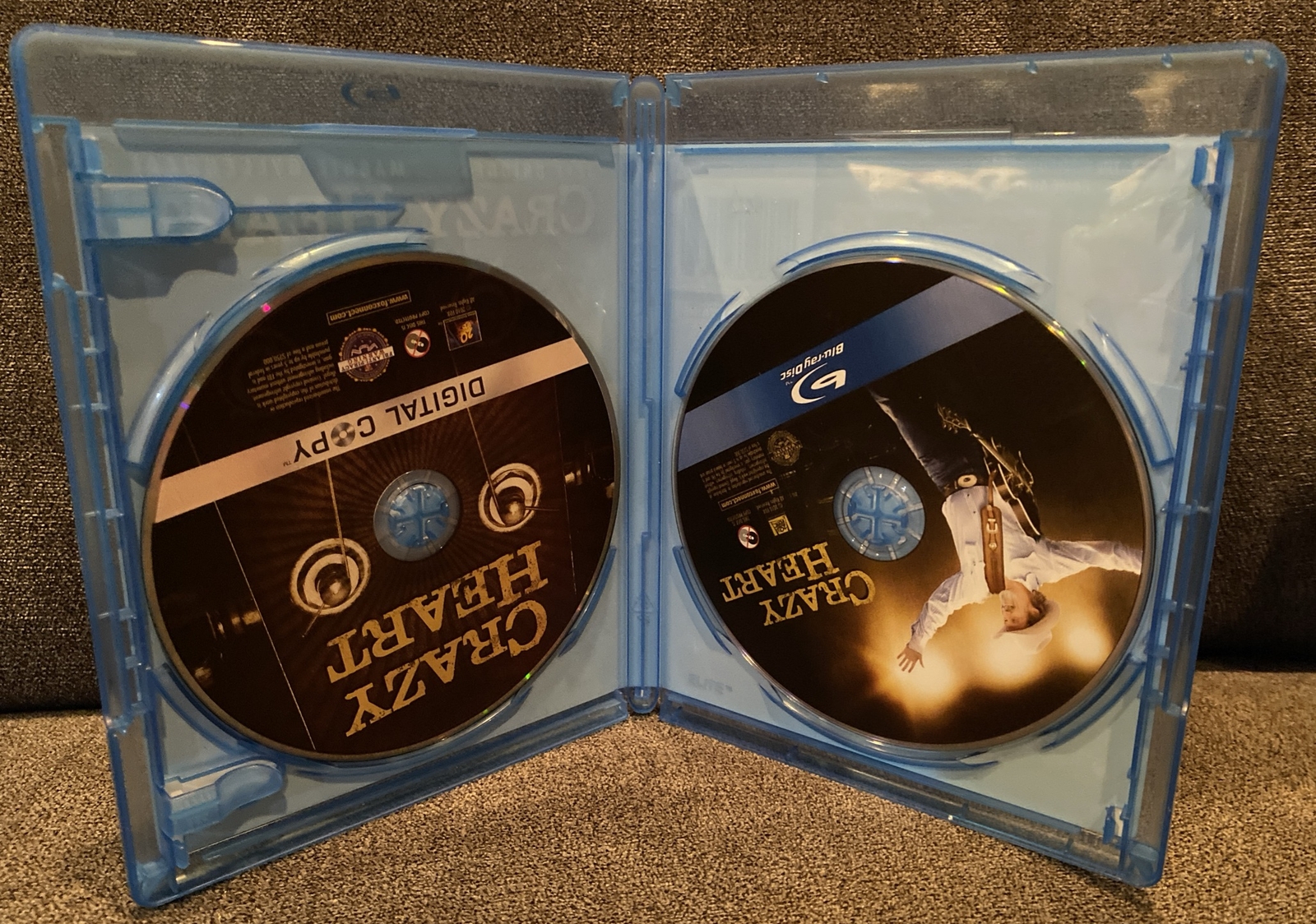 Crazy Heart (Blu-ray, 2009) Includes Digital Copy Very Good