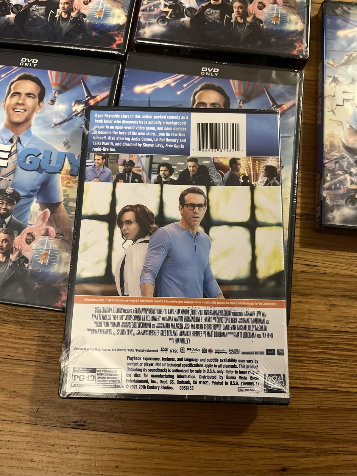 Lot of 10 – Free Guy (DVD, 2021) Ryan Reynolds, Jodie Comer New