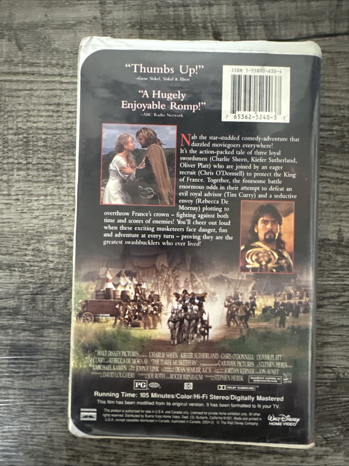 Three Musketeers (1993) (VHS)