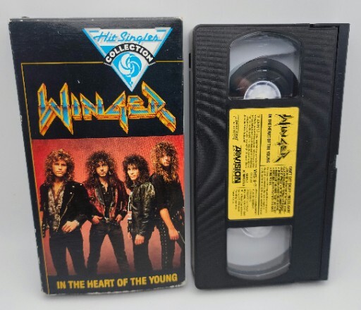 WINGER – “IN THE HEART OF THE YOUNG” (1990, VHS) + Promotional Flyer