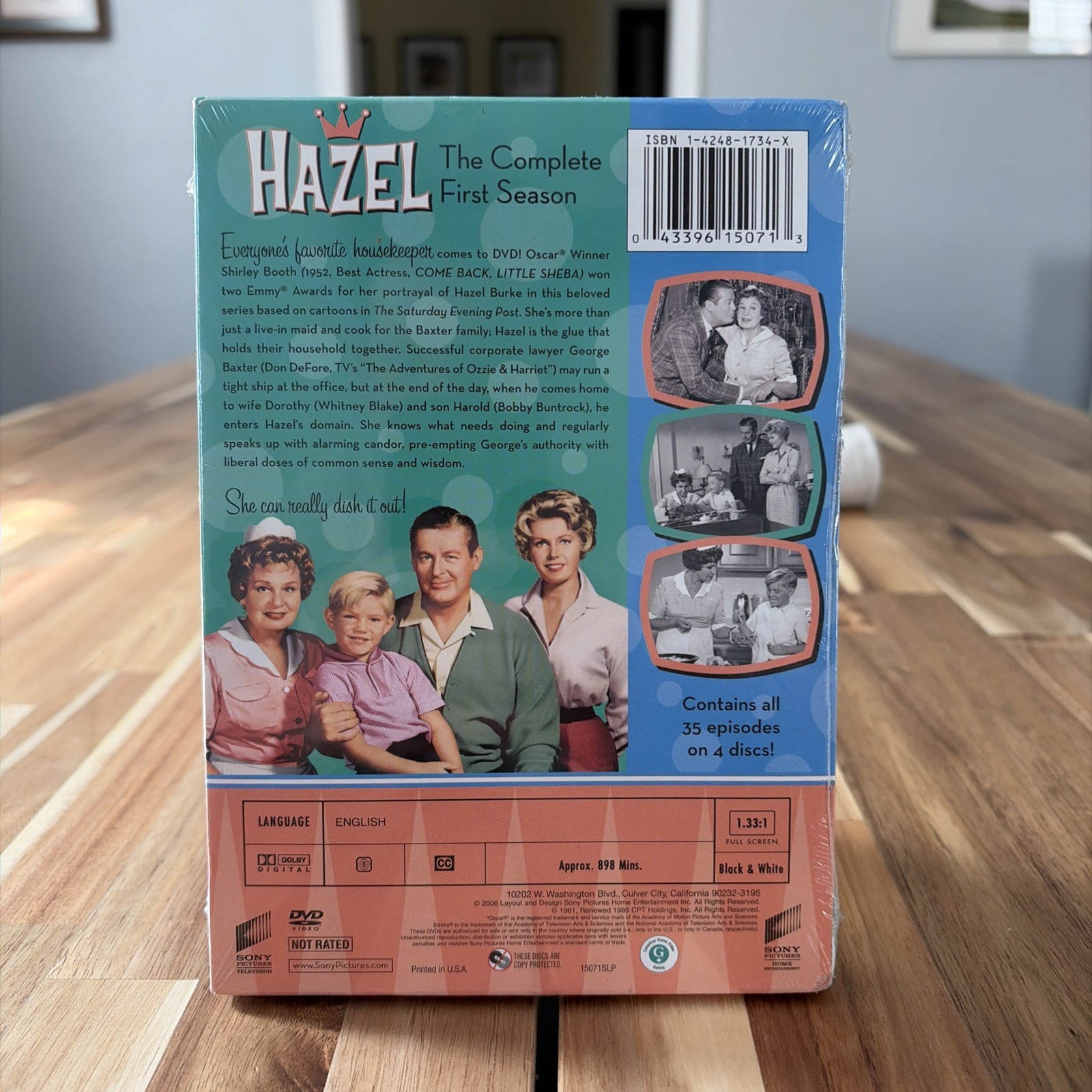 Hazel The Complete First Season DVD Set, Shirley Booth, Factory Sealed, New