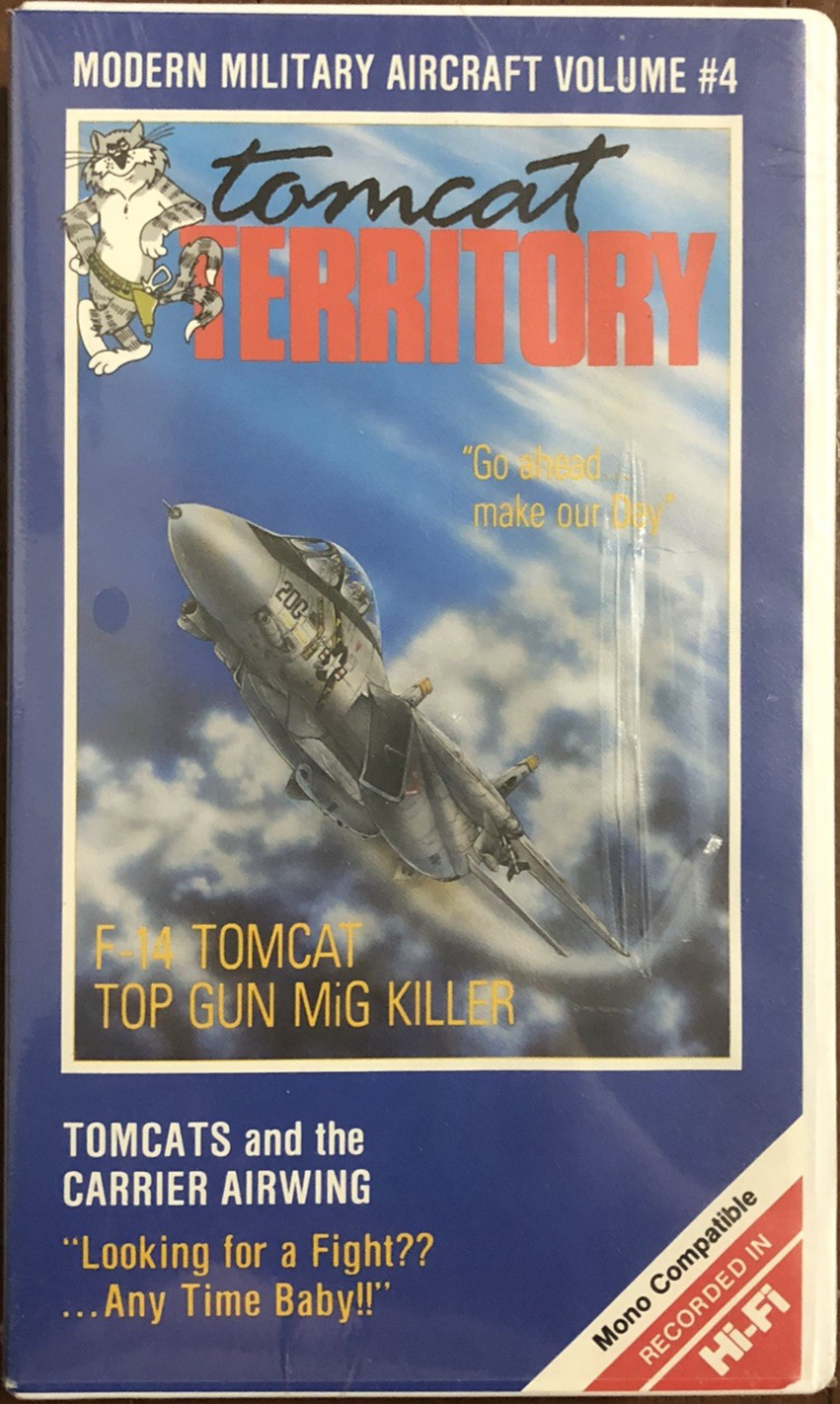Tomcat Territory F-14 VHS 1990 Factory Sealed Modern Military Aircraft Vol 4