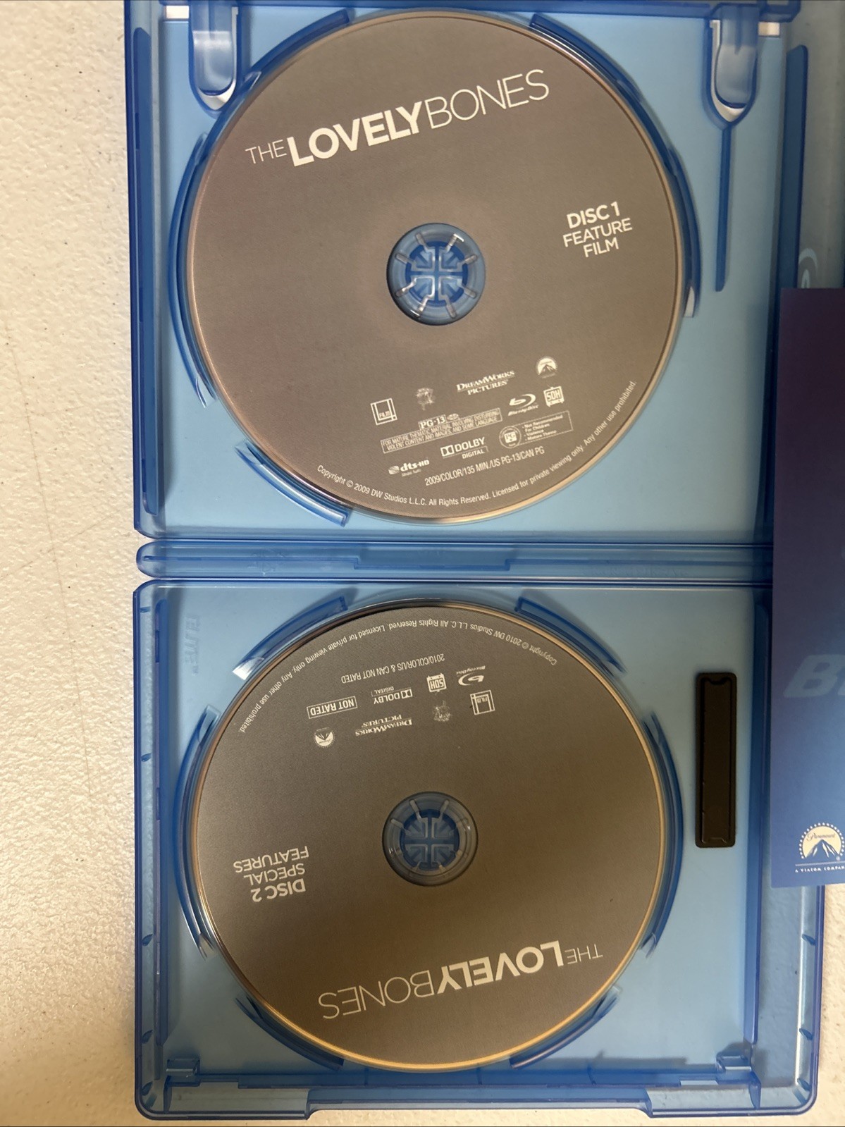 The Lovely Bones (Blu-ray, 2009)