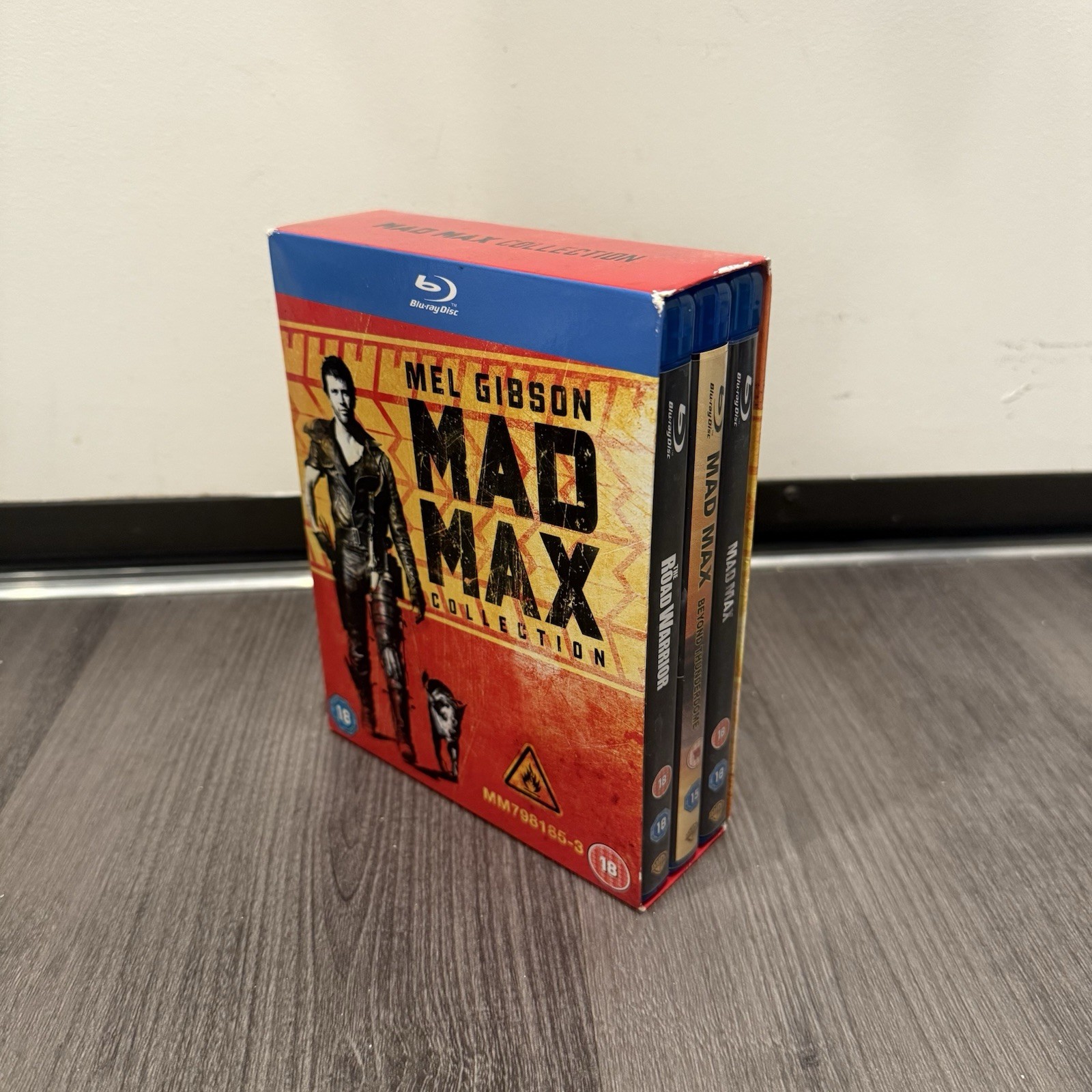 Mad Max Collection (Blu-ray) Mel Gibson Trilogy Box Set Region Free VG+ Discs