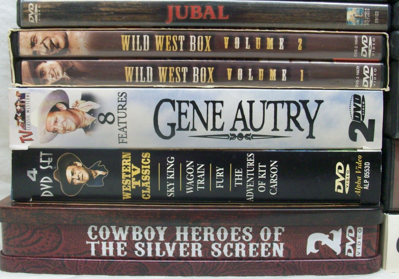 Like NEW 50+ Western Themed DVDs, Movies and some Vintage Television Shows