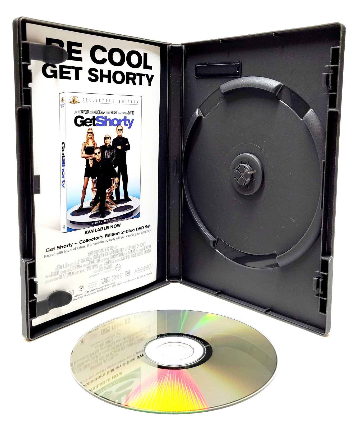 GET SHORTY & BE COOL DVD (Movie LOT OF 2) Widescreen John Travolta, Gene Hackman