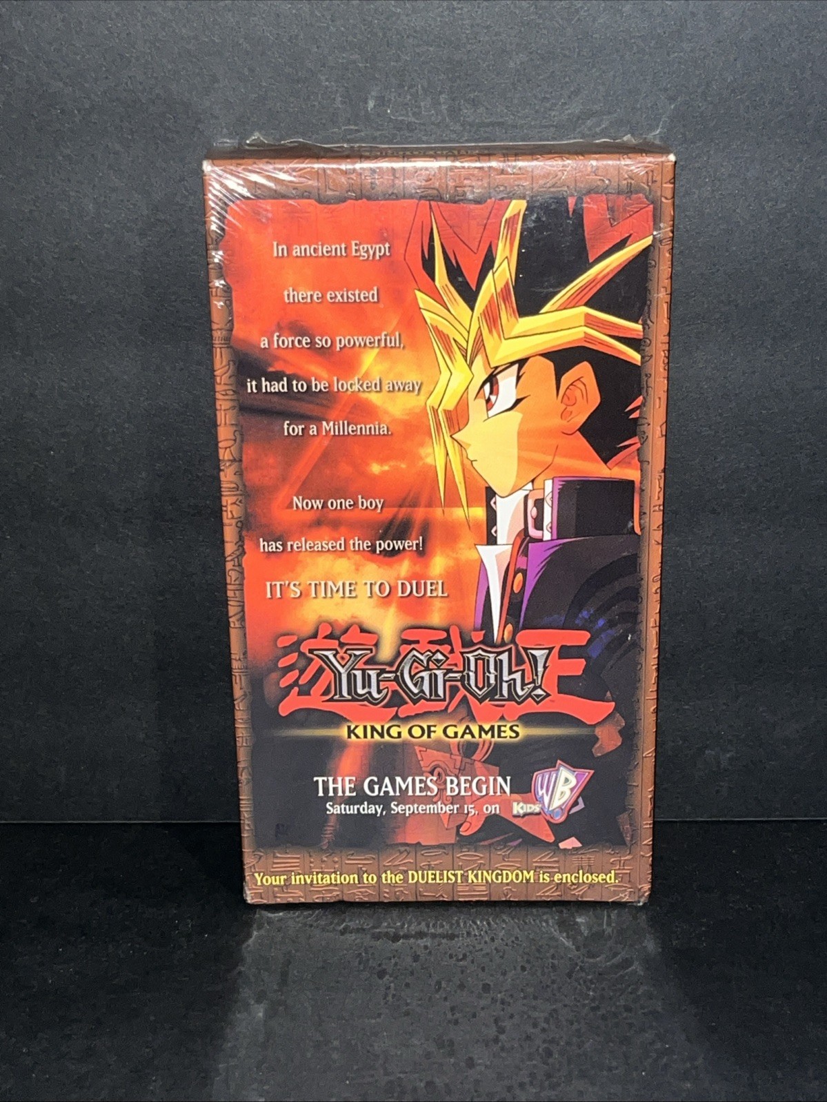 Yu Gi Oh King Of Games Promo VHS Tape Kids WB Sealed New Authentic Yu-Gi-Oh!