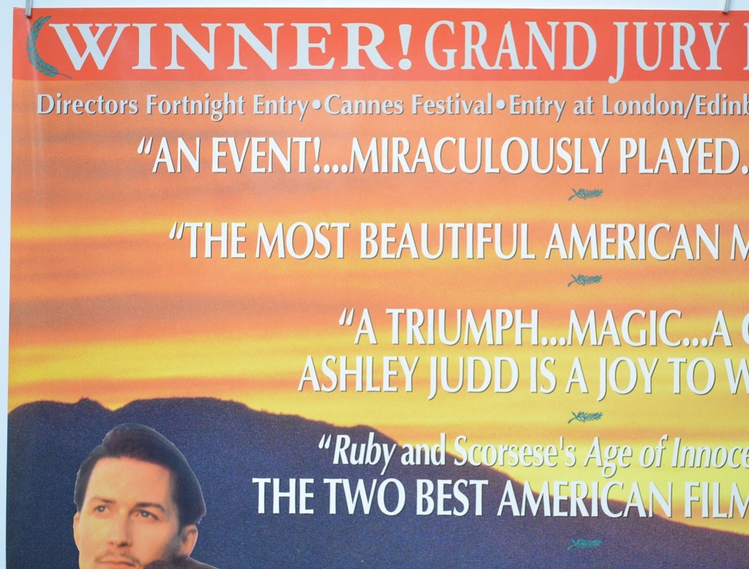 RUBY IN PARADISE (1993) Original Quad Cinema Poster – Ashley Judd, Todd Field