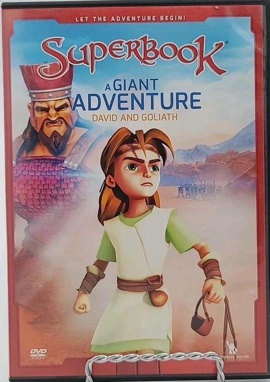Superbook: Lot of 5 movies Moses, Jesus, Daniel and David.