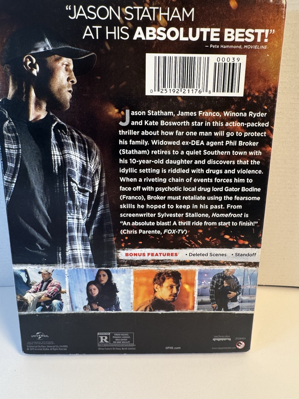 Homefront DVD Jason Statham James Franco Winona Ryder Kate Bosworth
