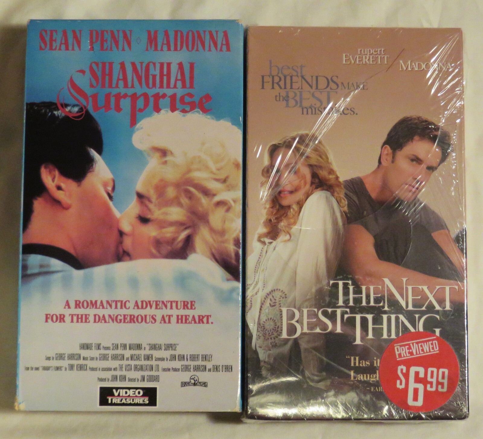 MADONNA MUSIC/MOVIES AUDIO BOOK & VHS BUNDLE SEALED CASSETTE TESTED CONCERTS