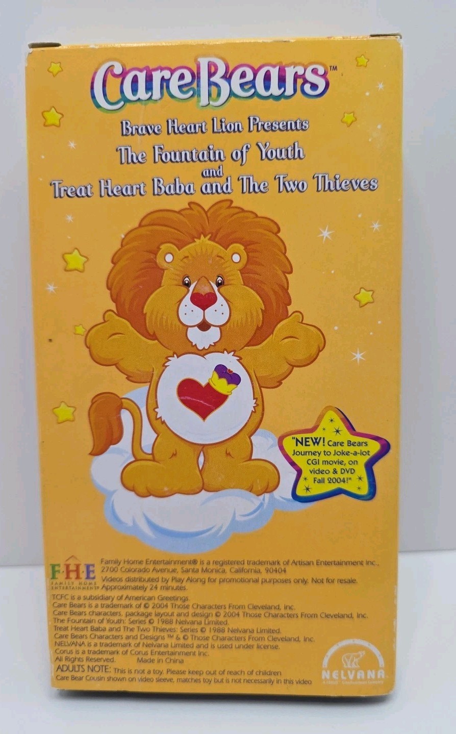 Vintage Care Bears #15 & #17 VHS Tapes Features Care Bears Cousins