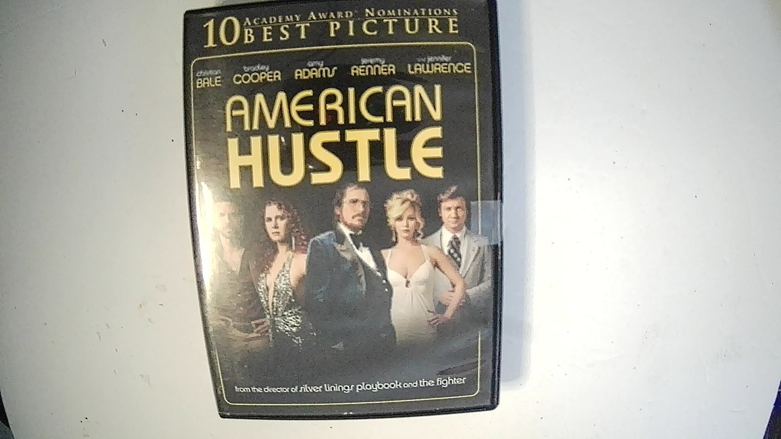 AMERICAN HUSTLE DVD (2014) Christian Bale, Jennifer Lawrence, David O. Russell