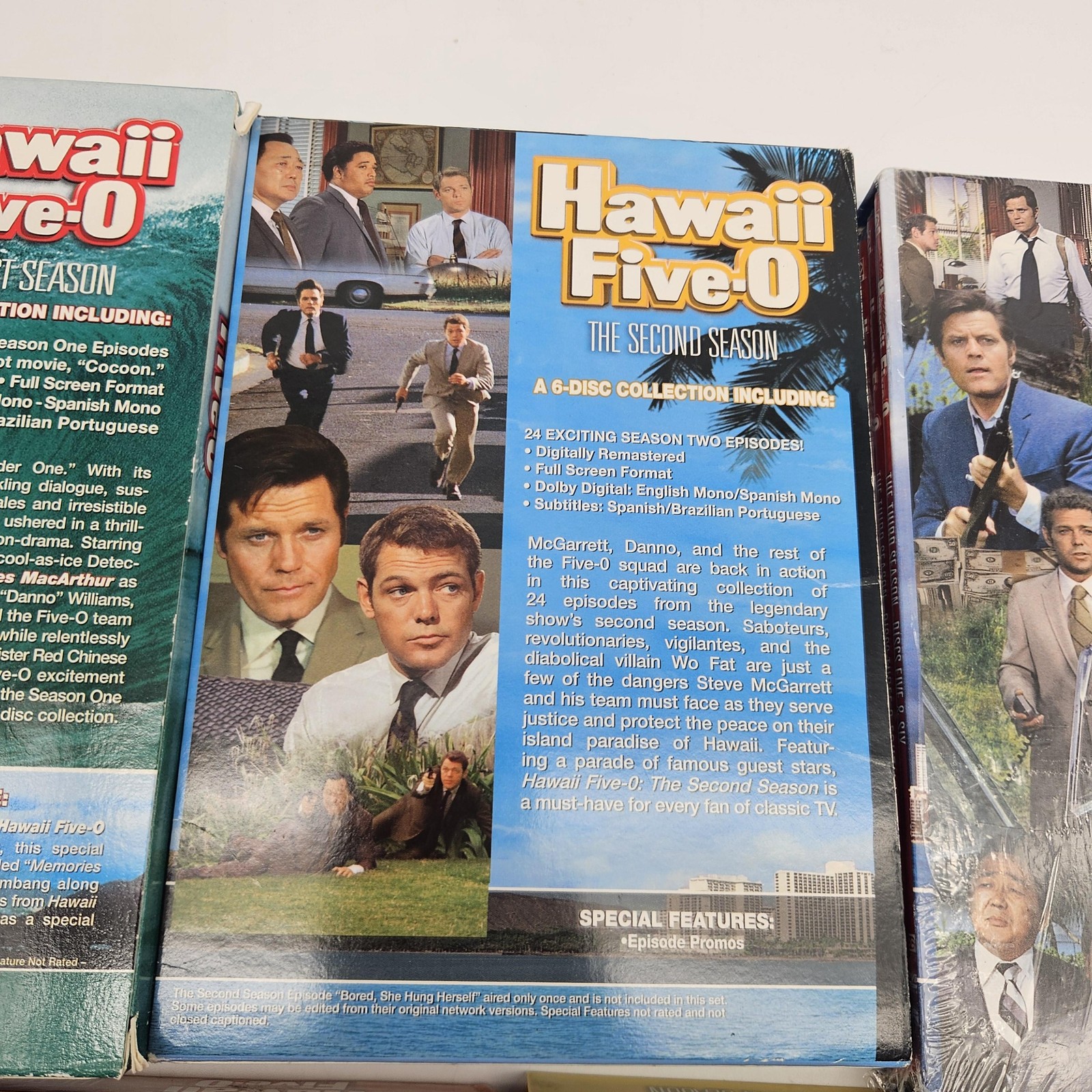 Hawaii Five-O Seasons 1-5 DVD Lot Classic TV Series CBS Paramount MISSING 1 DISC