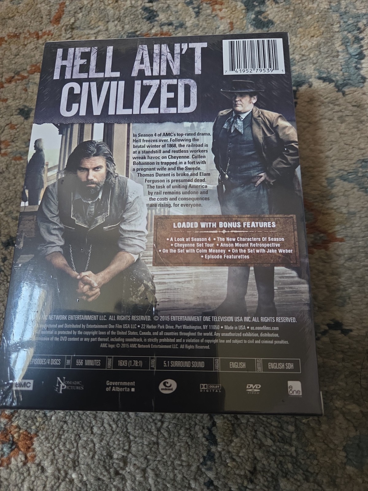Hell on Wheels The Complete Series DVD 17-Disc Box Set **US SELLER** Region 1