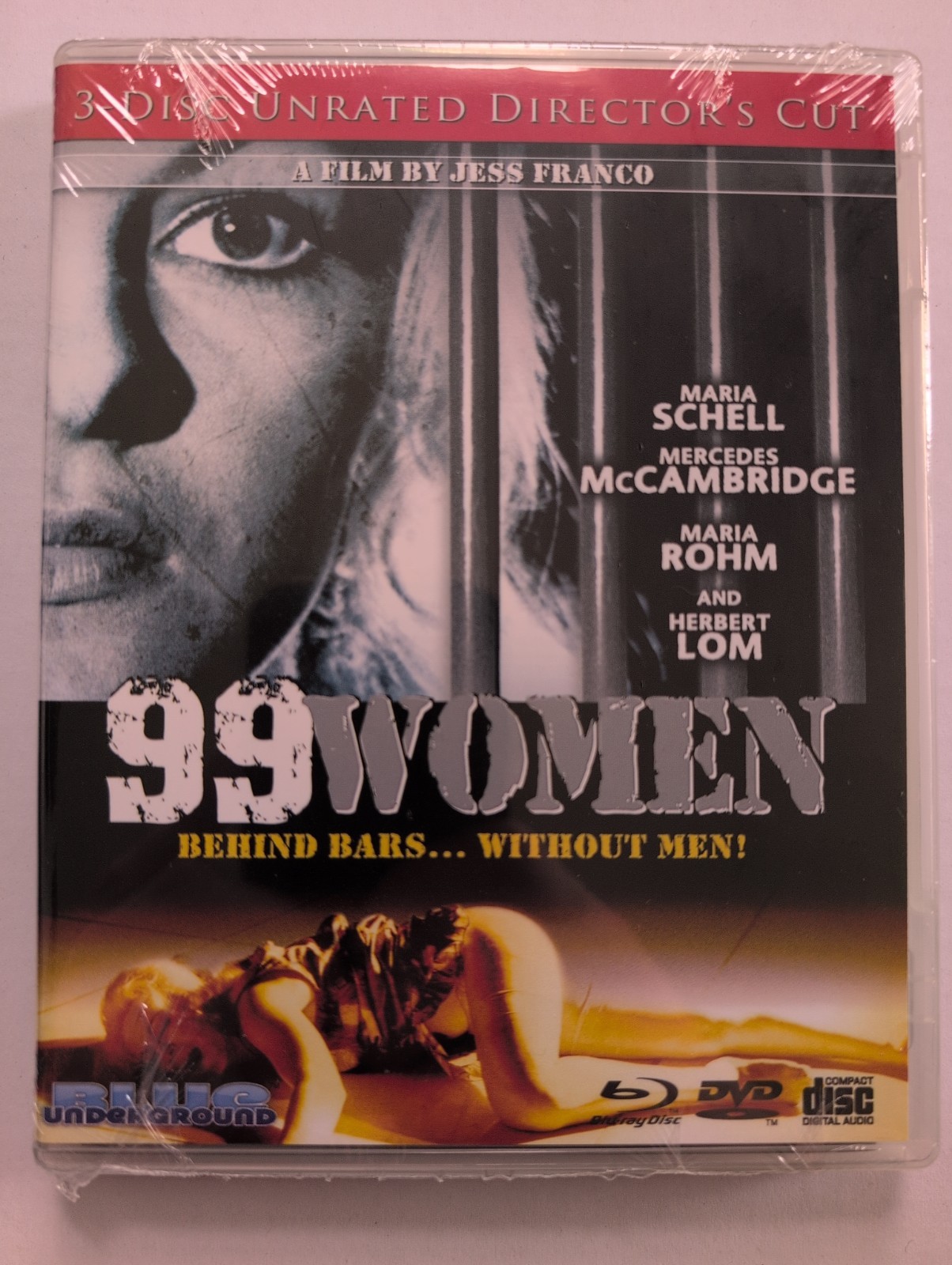 99 Women Blu-ray Jess Franco Blue Underground 3-Disc Unrated Director’s Cut NEW