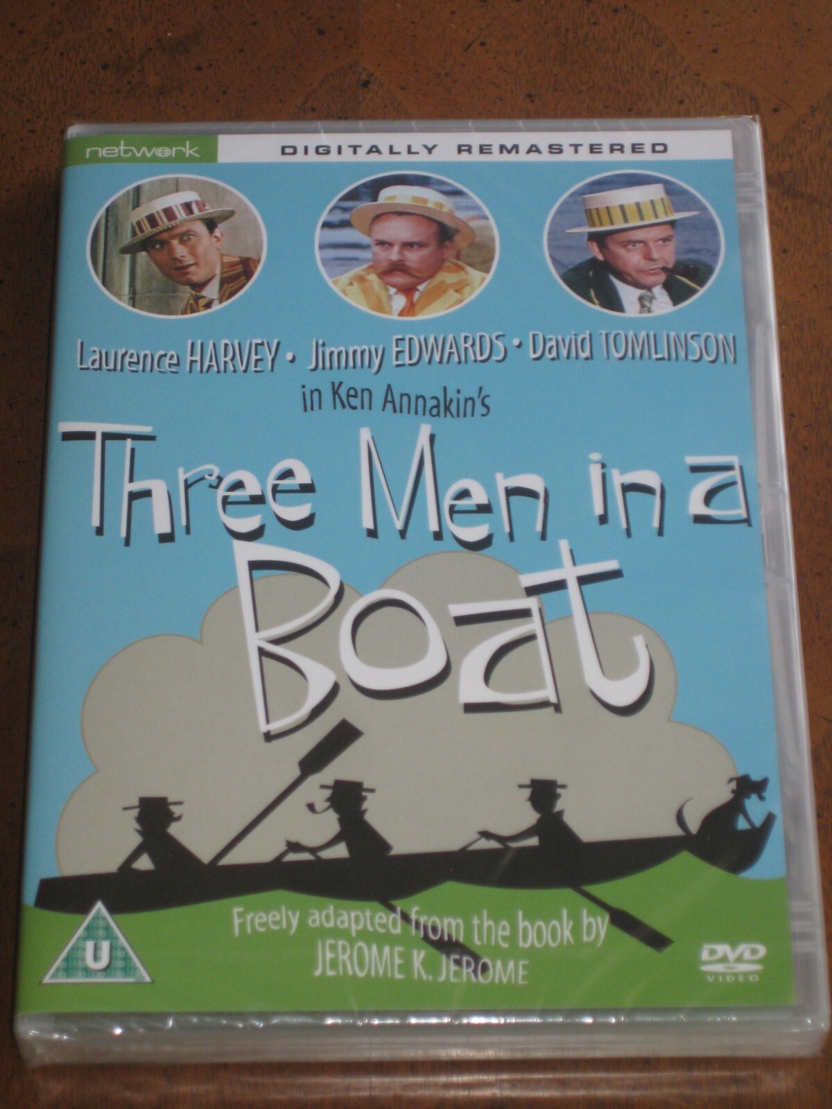 THREE MEN IN A BOAT (1956)(REGION 2 PAL DVD) KEN ANNAKIN, LAURENCE HARVEY – NEW!