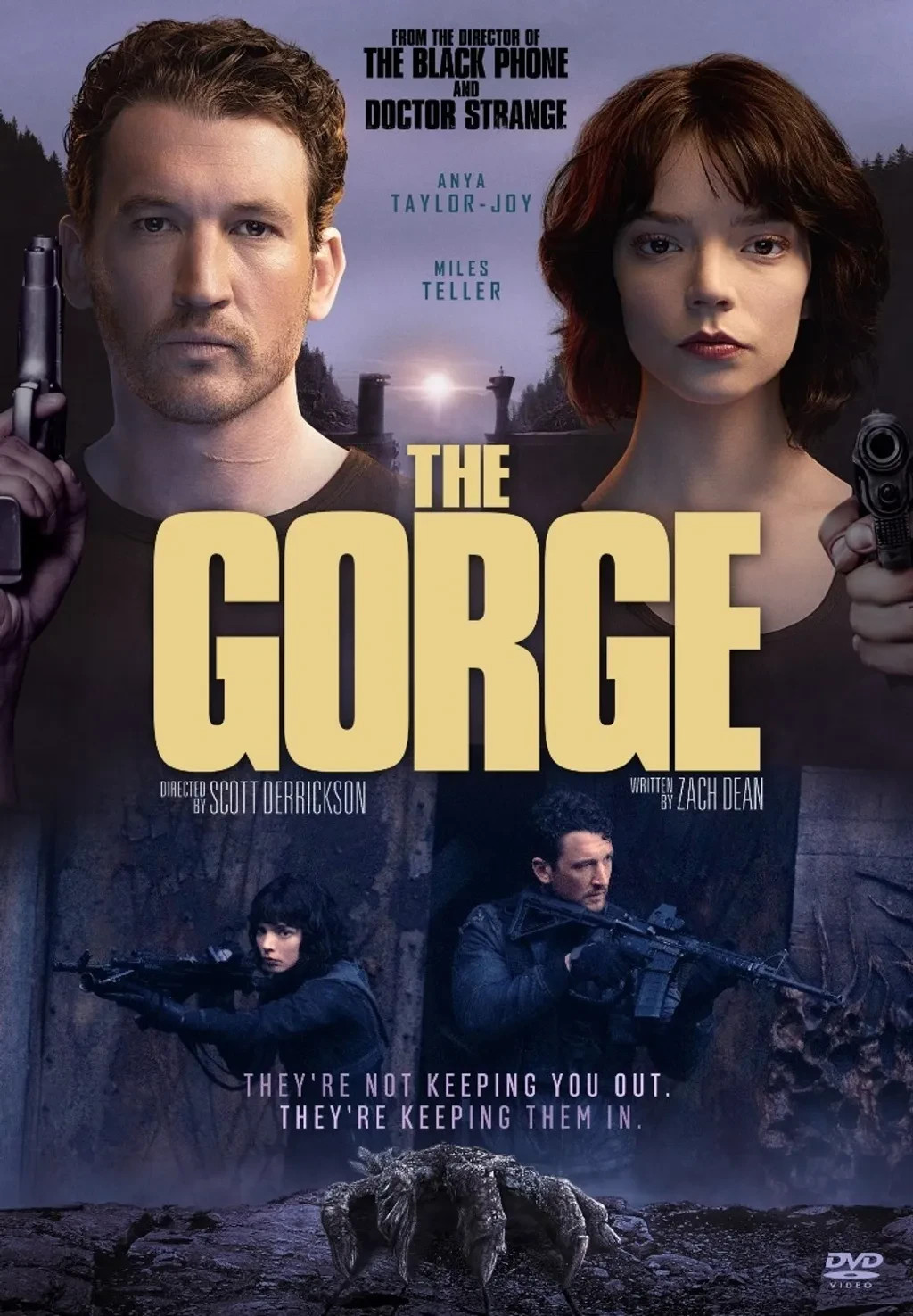 The Gorge 2025 (DVD) – Romantic Action Thriller