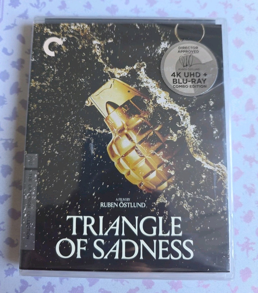Triangle of Sadness (Criterion) (4K UHD + Blu-ray, 2022) – Signature Sticker!