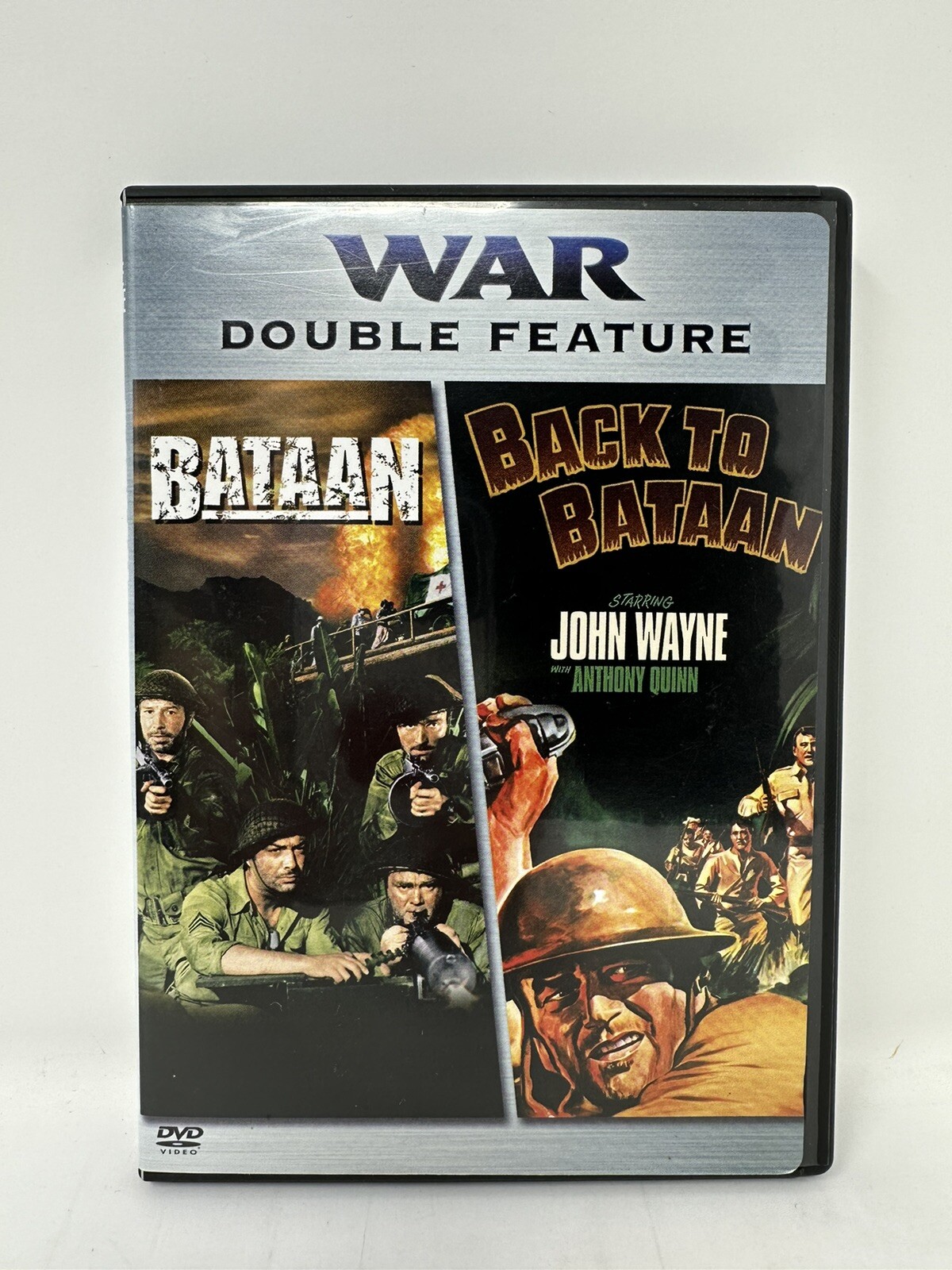 Bataan / Back to Bataan DVD 2006 War Double Feature John Wayne 1943