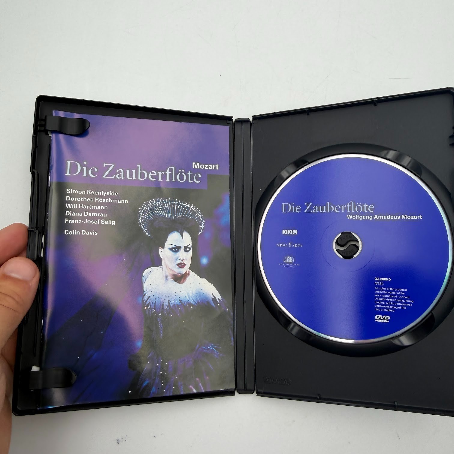 Die Zauberflote (DVD, 2003) Mozart Opus Arte Royal Opera House BBC