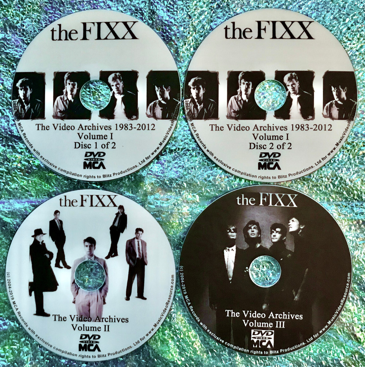 THE FIXX The Video Archives LIVE Concerts & Documentaries 1982 to 2012 4 DVD Set