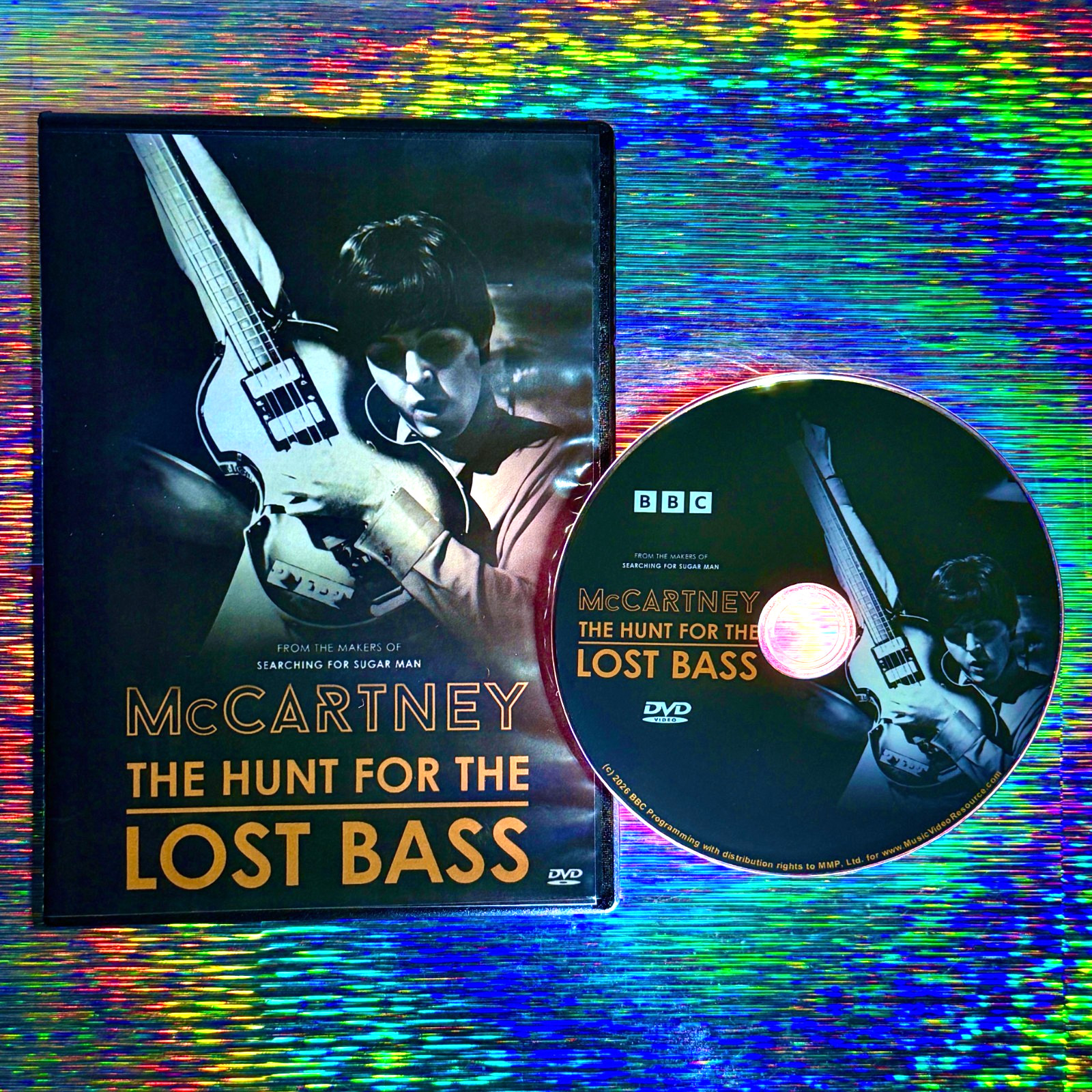 Paul McCARTNEY HUNT FOR THE LOST BASS REGION FREE DVD for USA Players Beatles