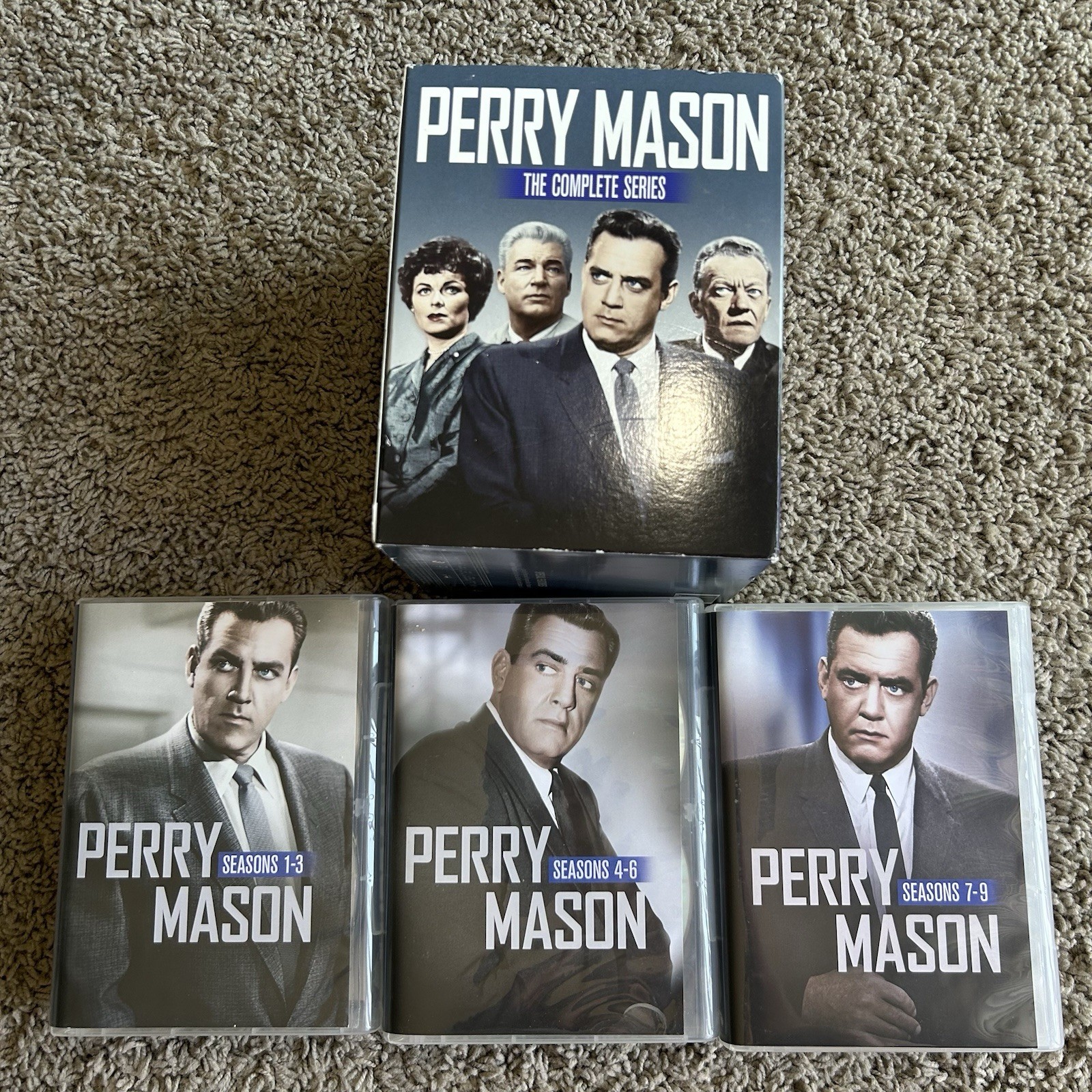 Perry Mason Series Atty. At Law DVD Set Seasons 1-9 ( Missing 2 Disc) See Photos
