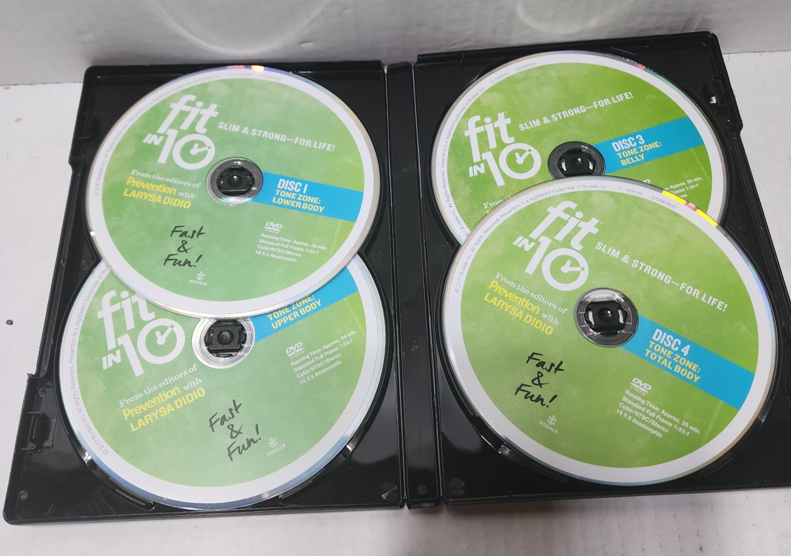 Fit in 10-Slim & Strong-For Life by Prevention Editors(DVD, 2017)