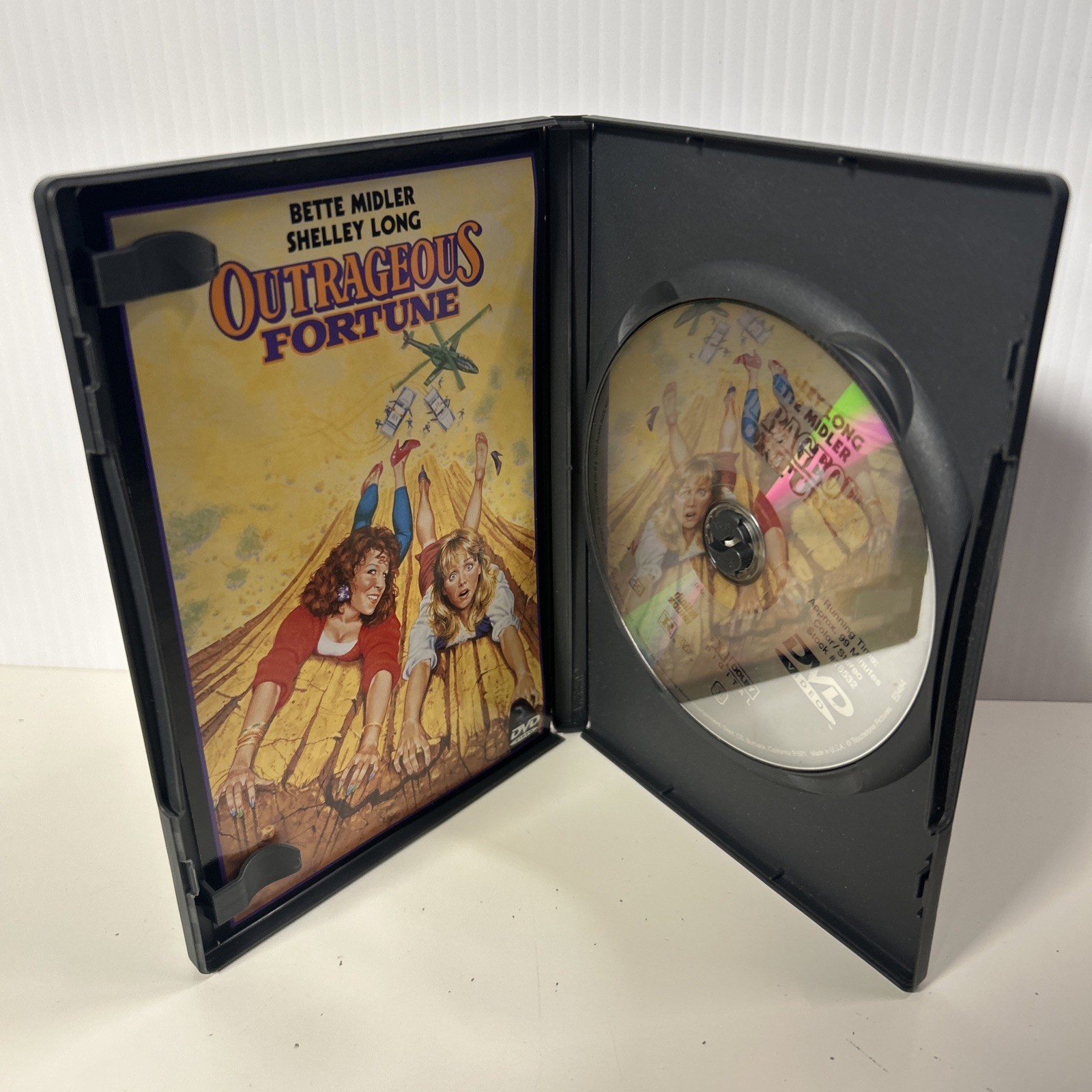 Outrageous Fortune (1987) Touchstone Home Video Widescreen DVD | Very Good
