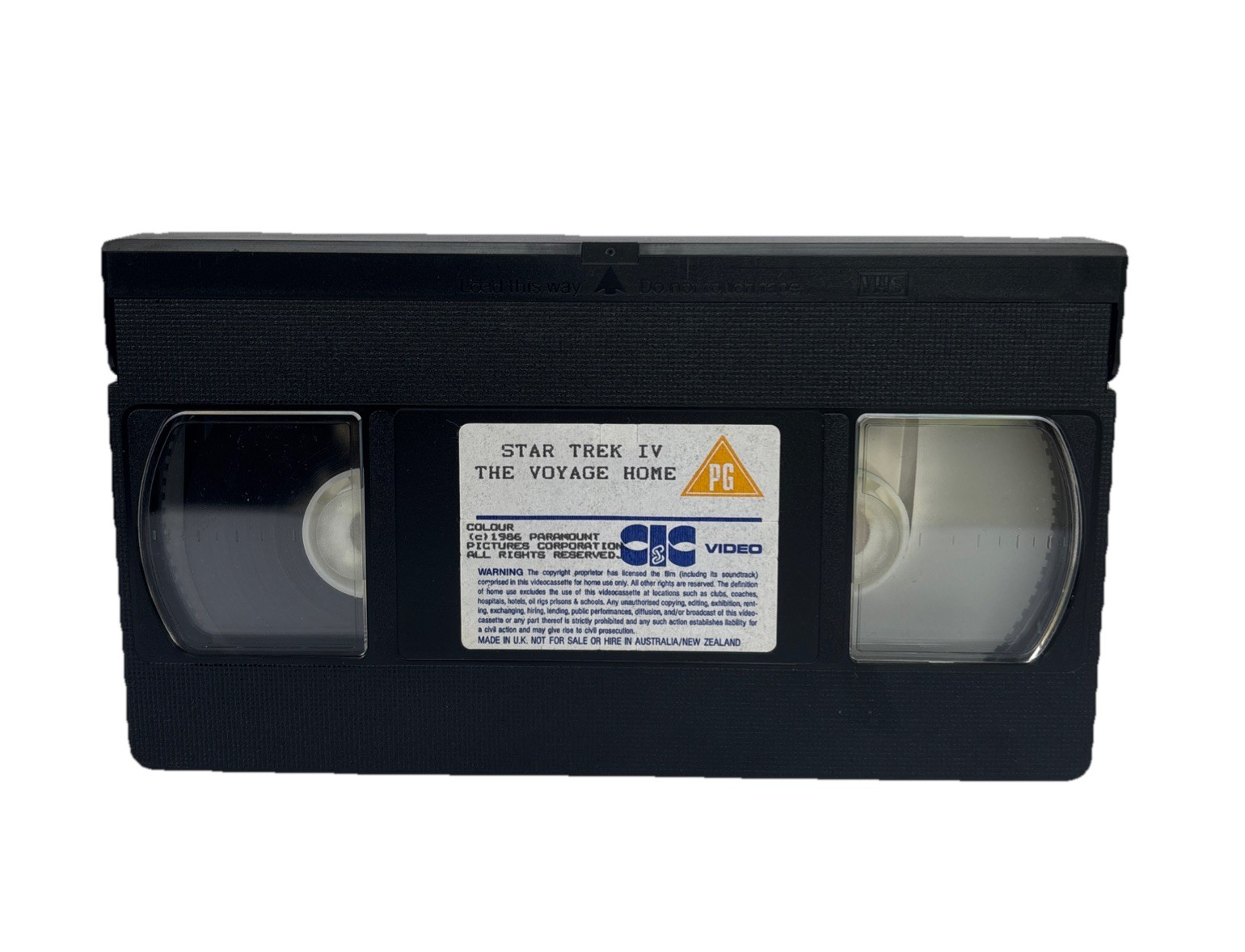 CIC Video Star Trek IV The Voyage Home VHS 1986