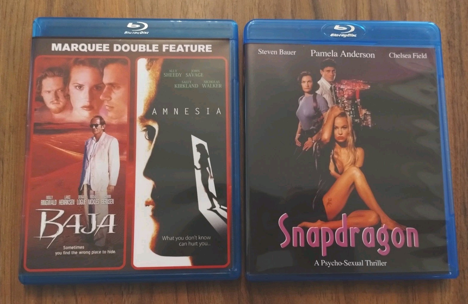 Baja/Amnesia/Snapdragon/MVD/Blu Ray/Thriller/Crime/Sleaze/Exploitation!!