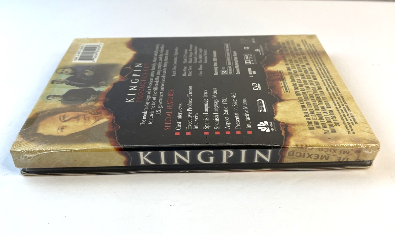 Kingpin (DVD, 2003, 3-Disc Set), Producers Cut, Yancey Arias, Crime, New/Sealed