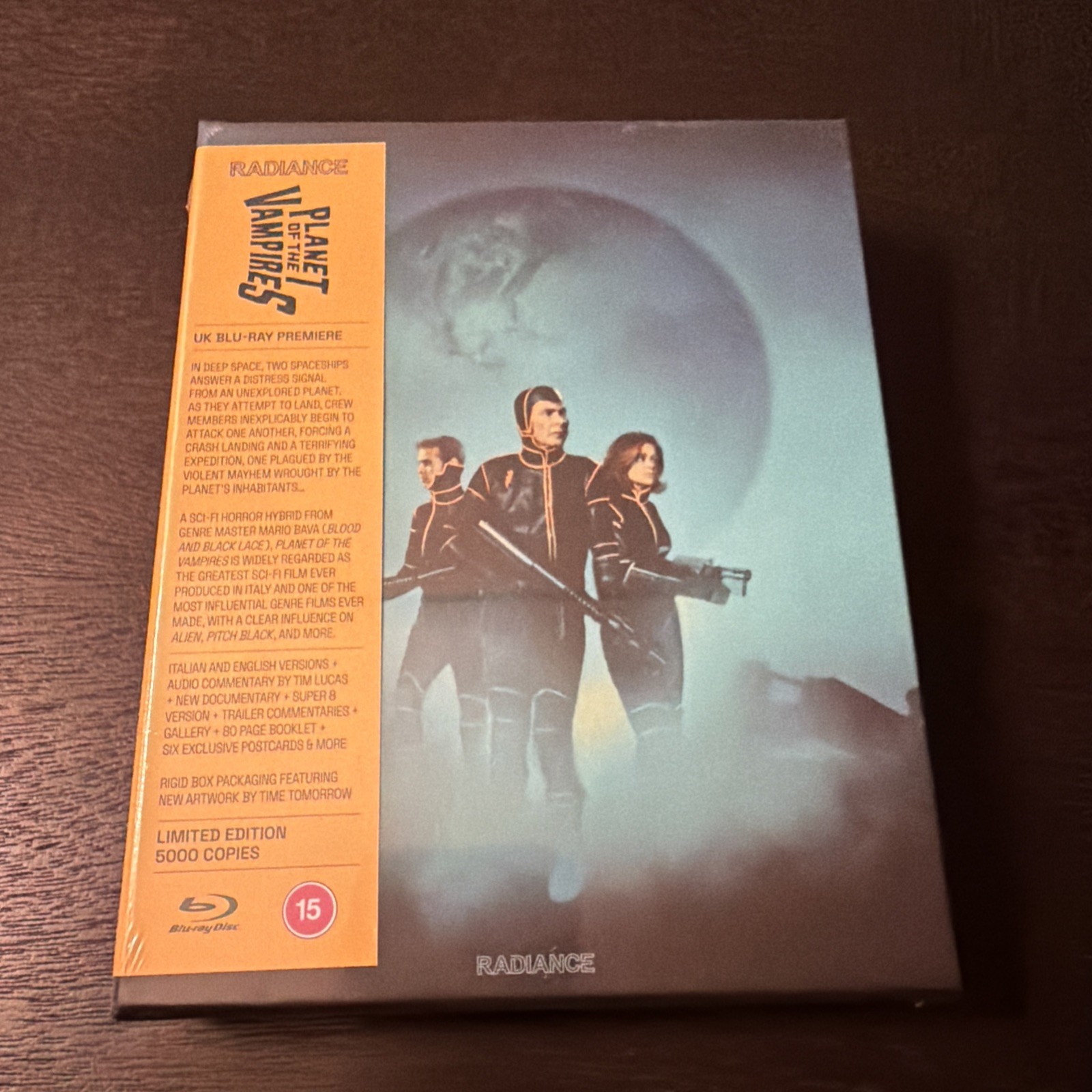 Planet of the Vampires Blu-ray Radiance Limited Edition Box + Booklet Mario Bava