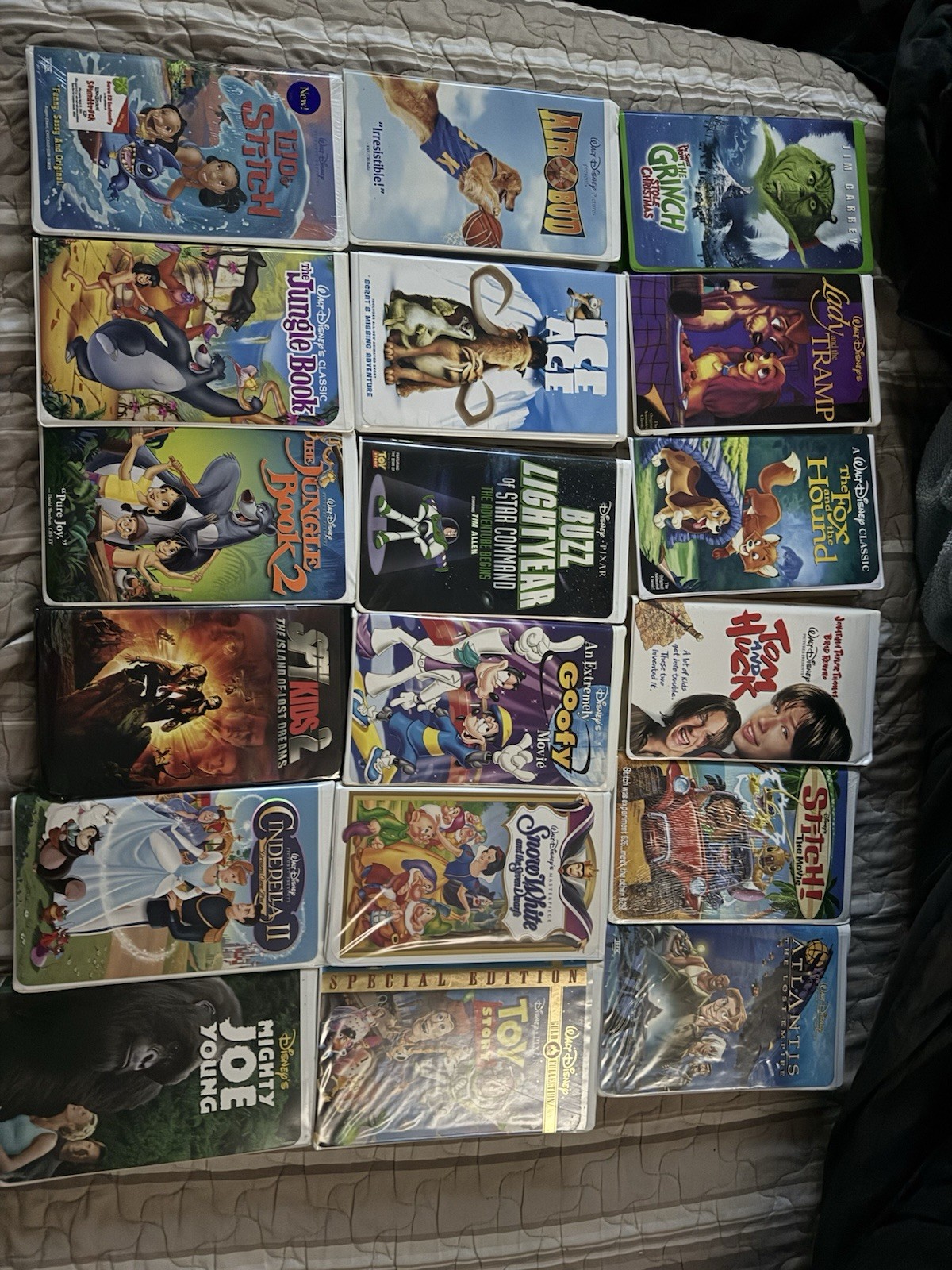 Disney & Family DVD Movie Lot w/ Jim Carrey – Toy Story, Jungle Book, Grinch